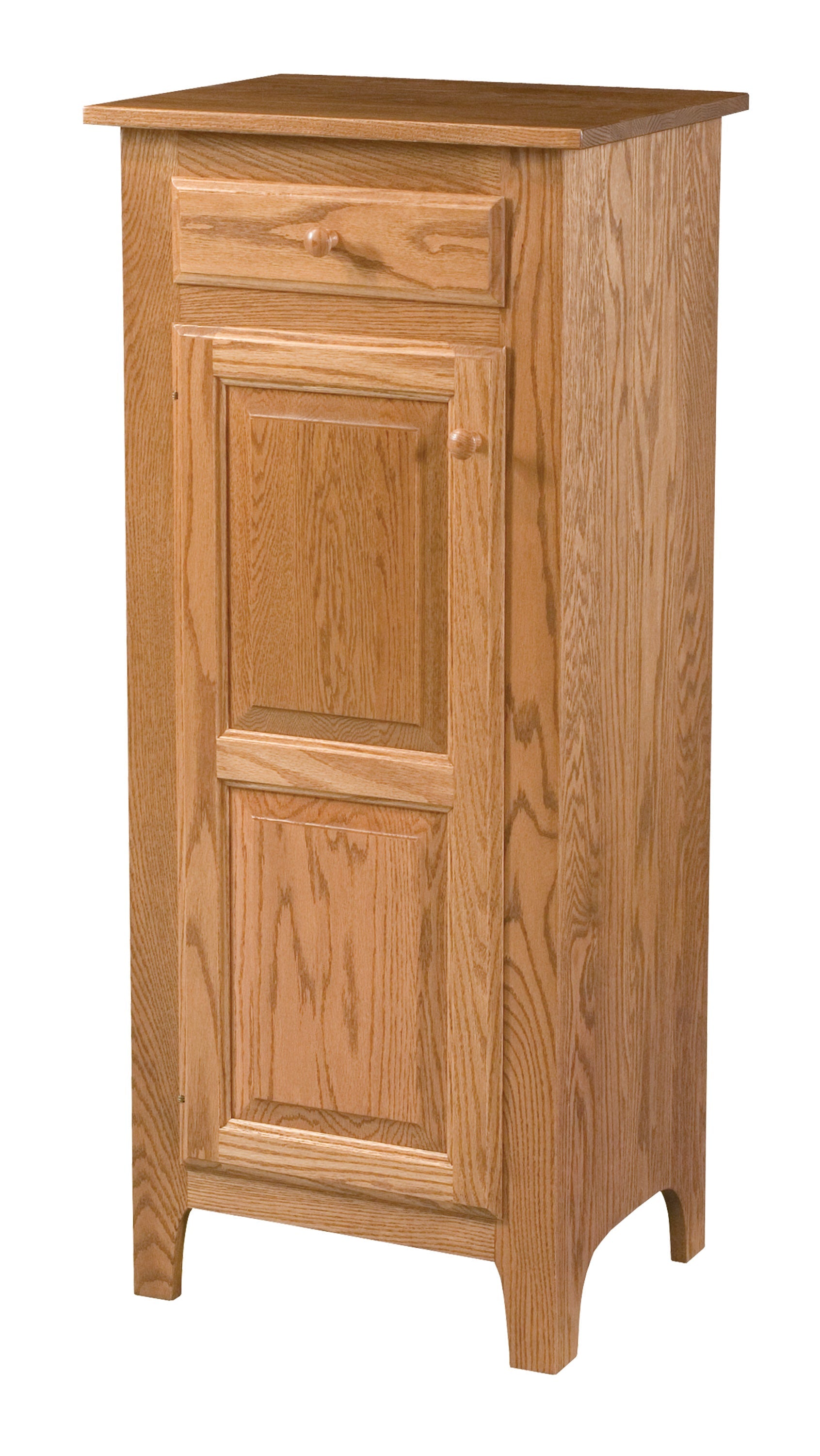 american made amish pie safe with raised panel doors