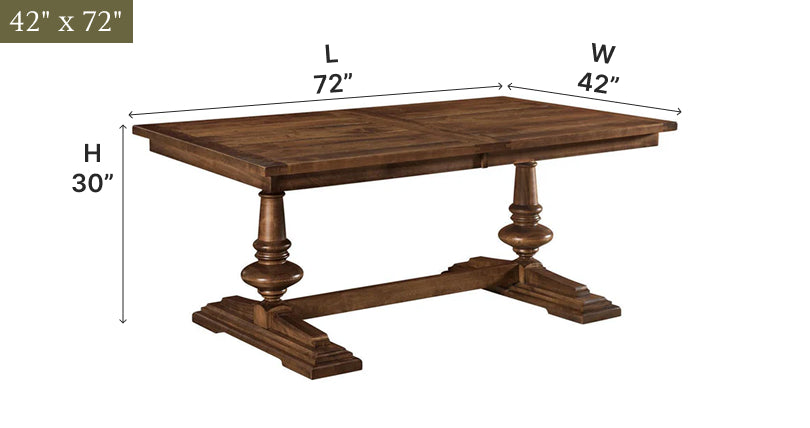 Amish Clawson Dining Table - Thumbnail 4