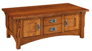 american made amish logan coffee table