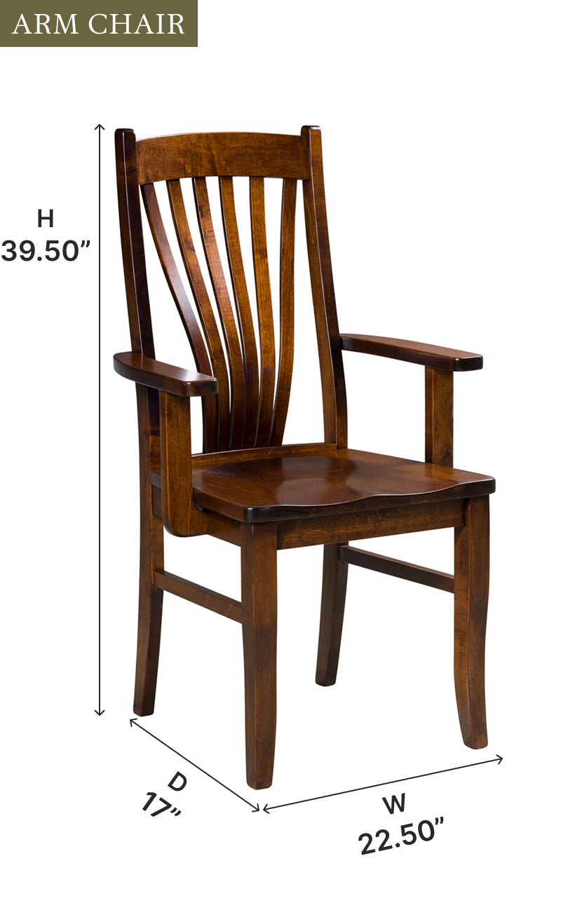 Amish Concord Dining Chair-Dining Chair-The Amish House