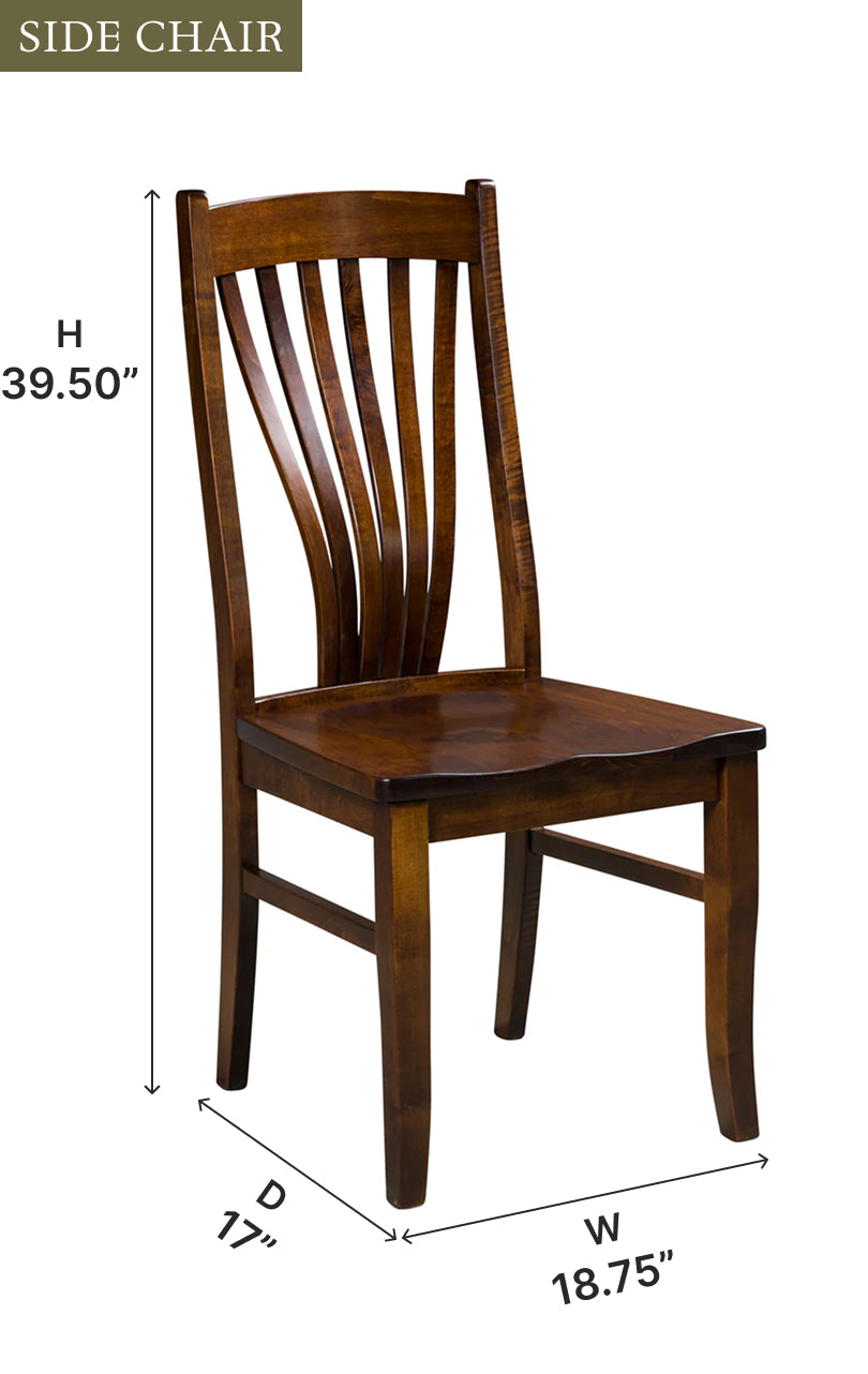 Amish Concord Dining Chair-Dining Chair-The Amish House