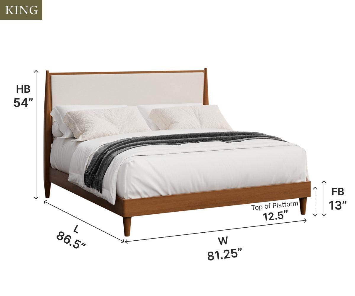 Amish Contour Platform Bed