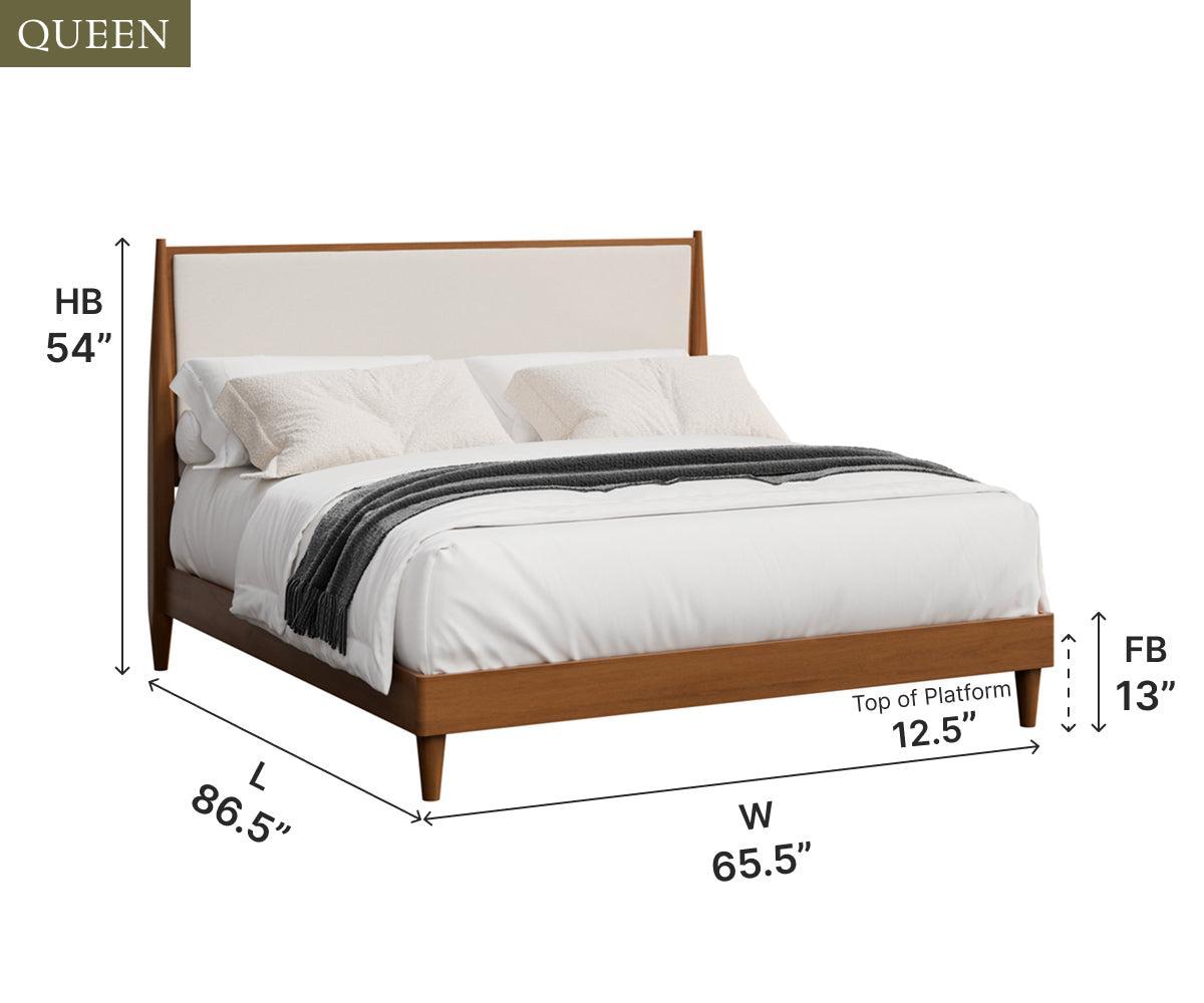 Amish Contour Platform Bed