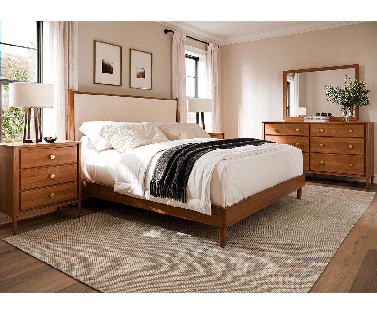 Amish Contour Platform Bed