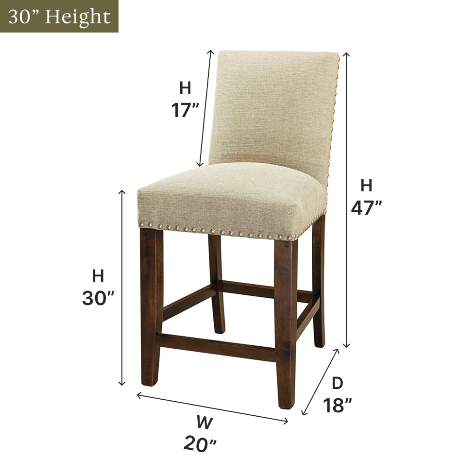 Amish Corbin Bar Chair