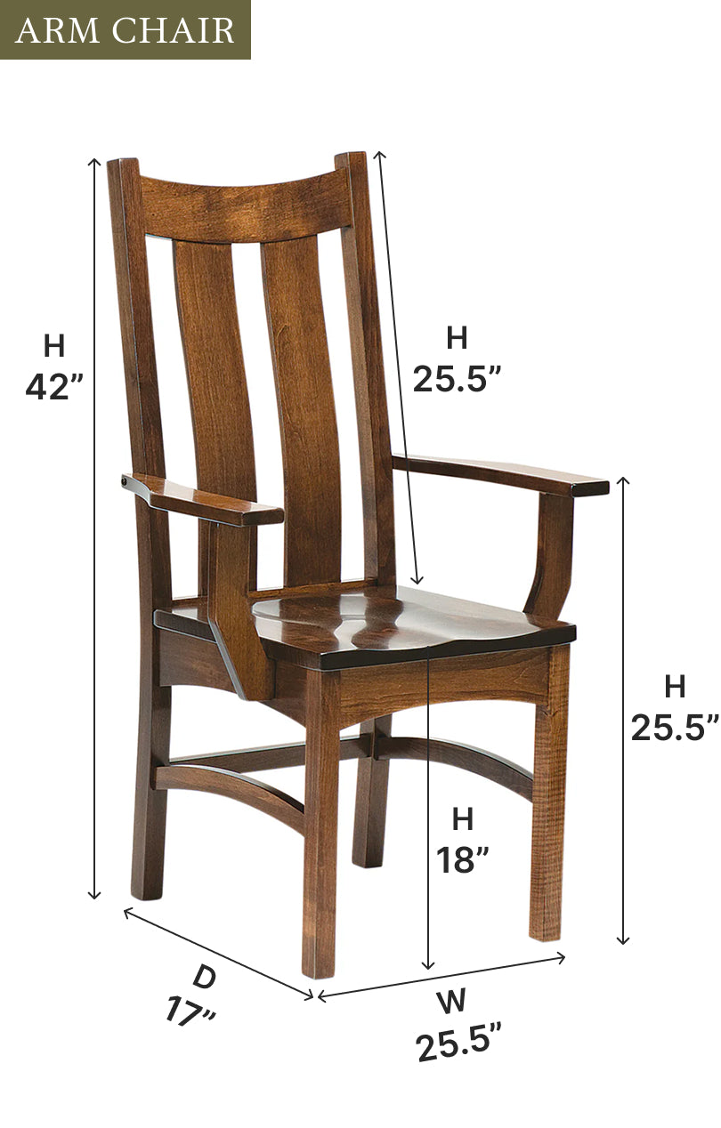 Amish Country Shaker Dining Chair - Thumbnail 3