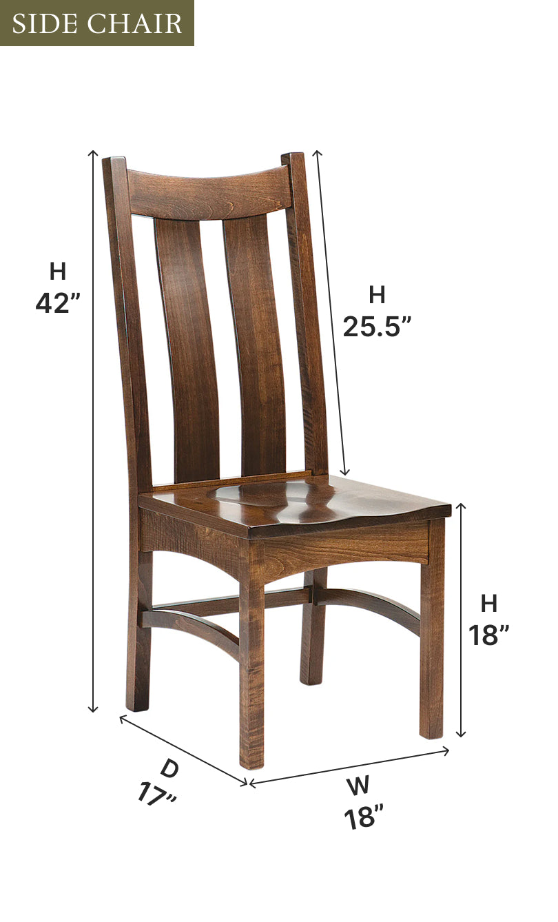 Amish Country Shaker Dining Chair