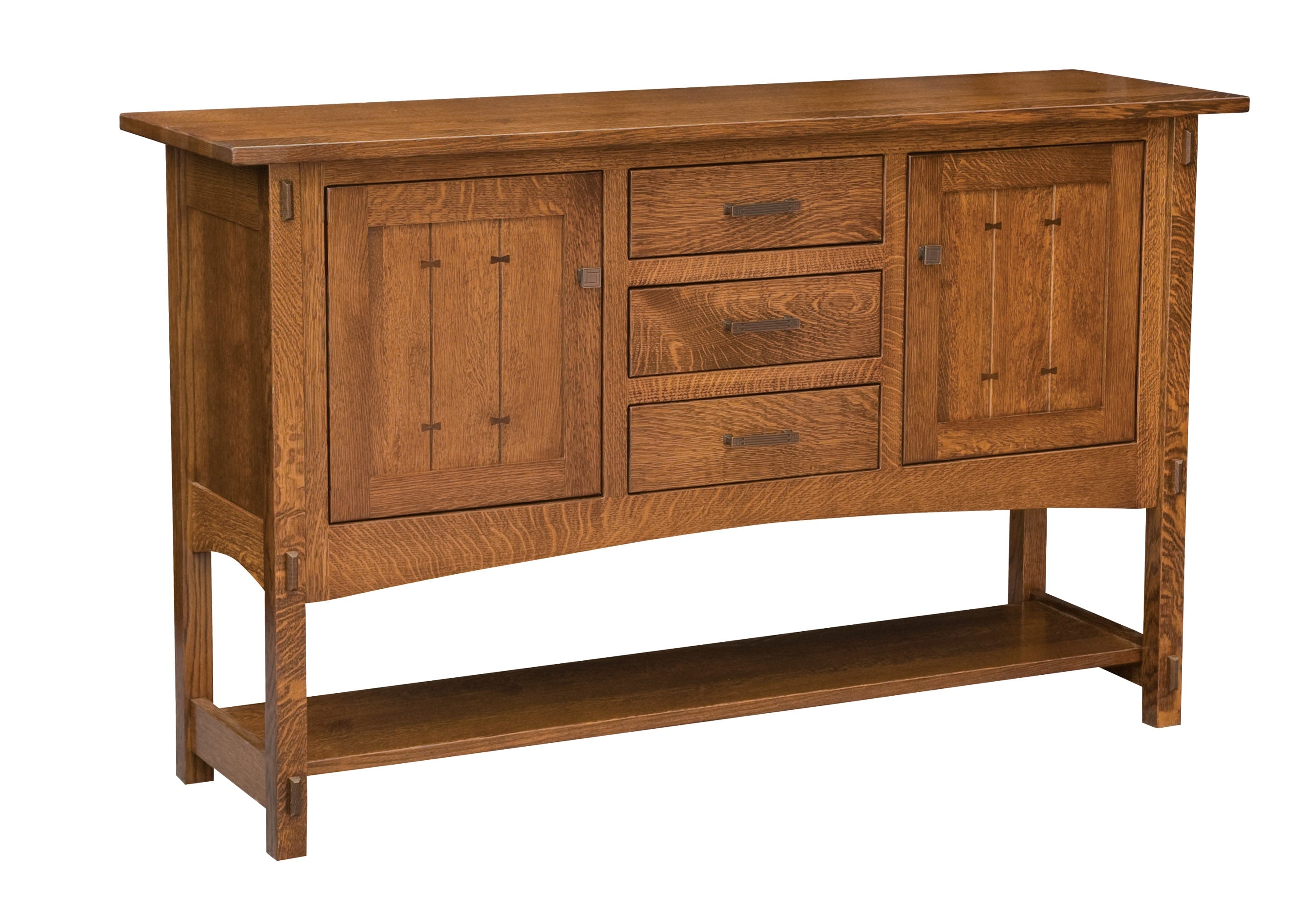 american made amish crestline sideboard