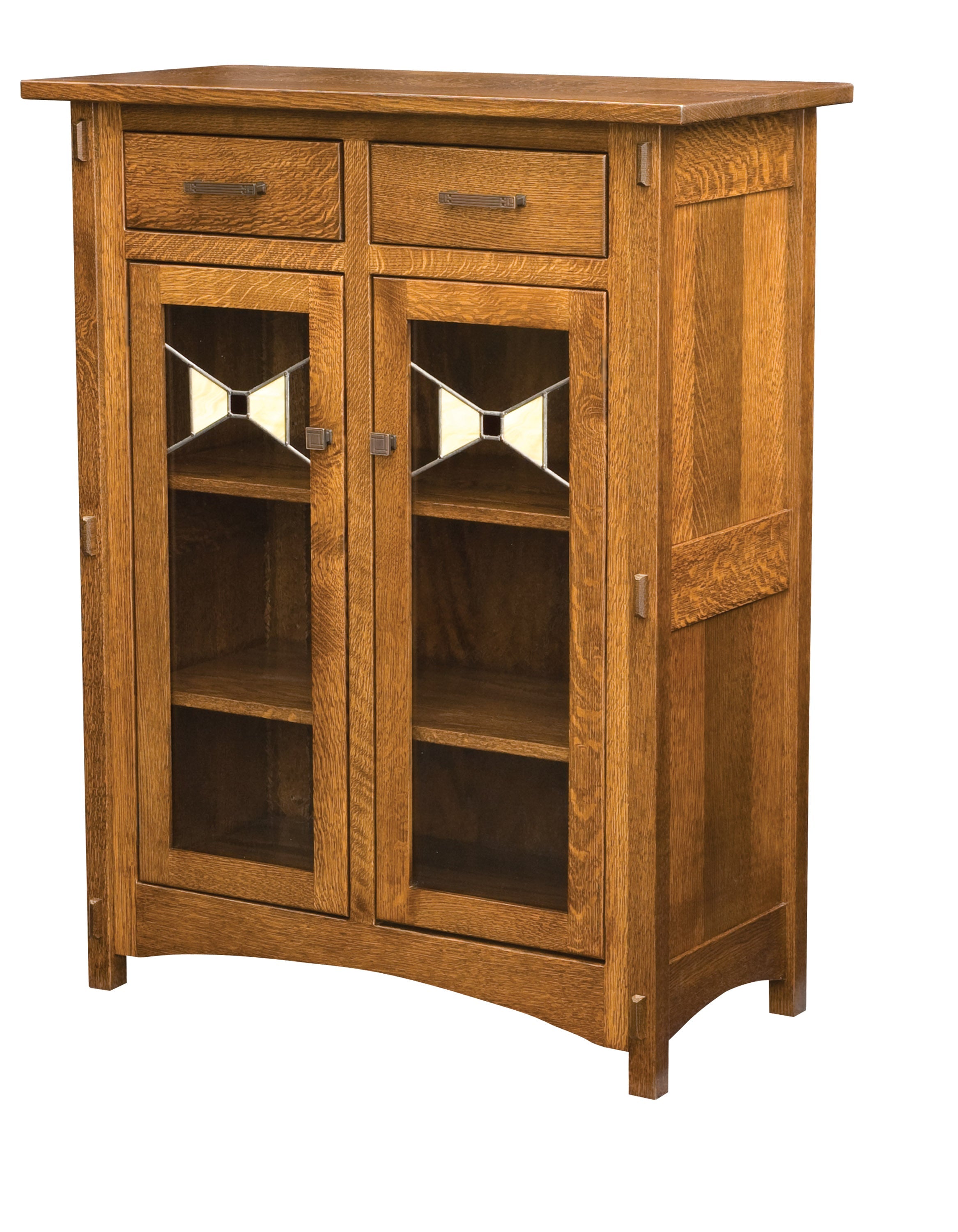 american made amish crestline two door cabinet