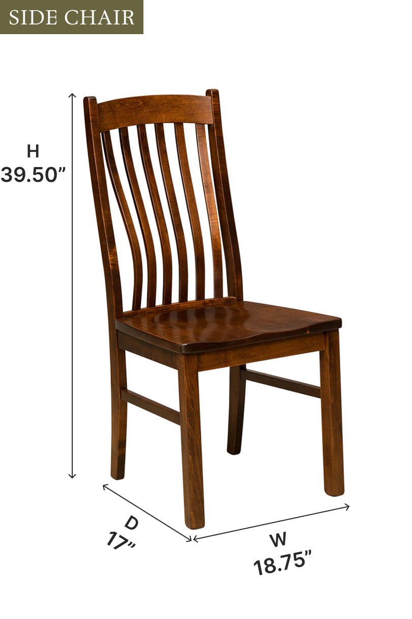 Amish Delilah Dining Chair-Dining Chair-The Amish House