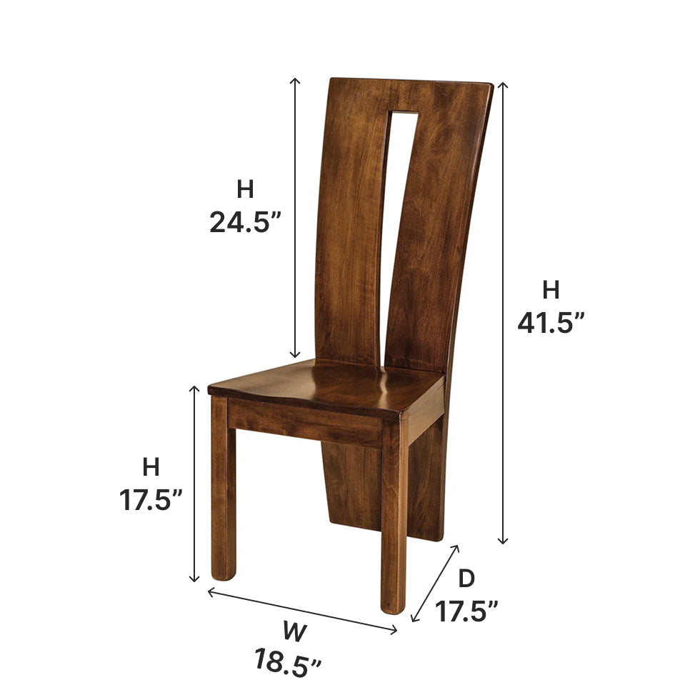 The Amish House Delphi Side Chair - Thumbnail 3