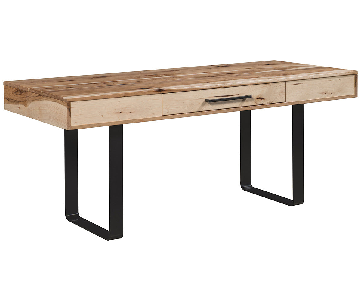 amish desk in rustic quatersawn white oak