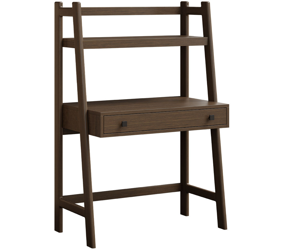 amish desk shown in brown maple