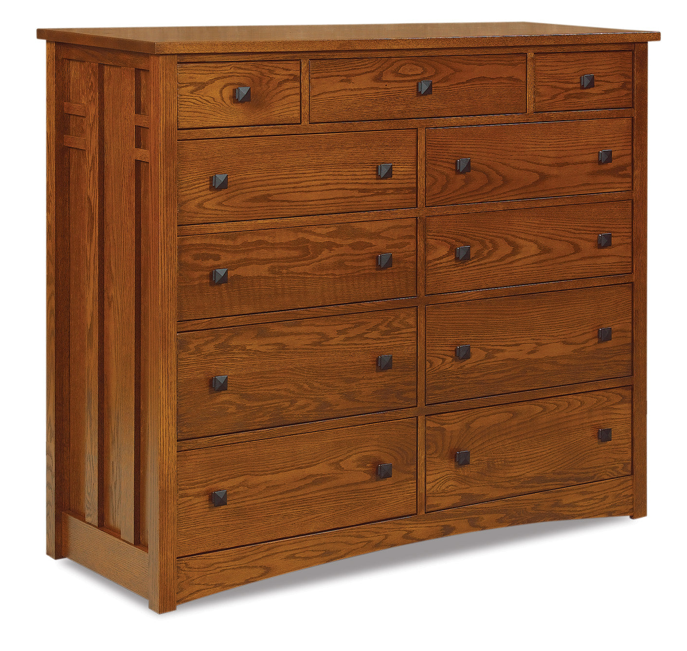 american made amish kascade eleven drawer double chest