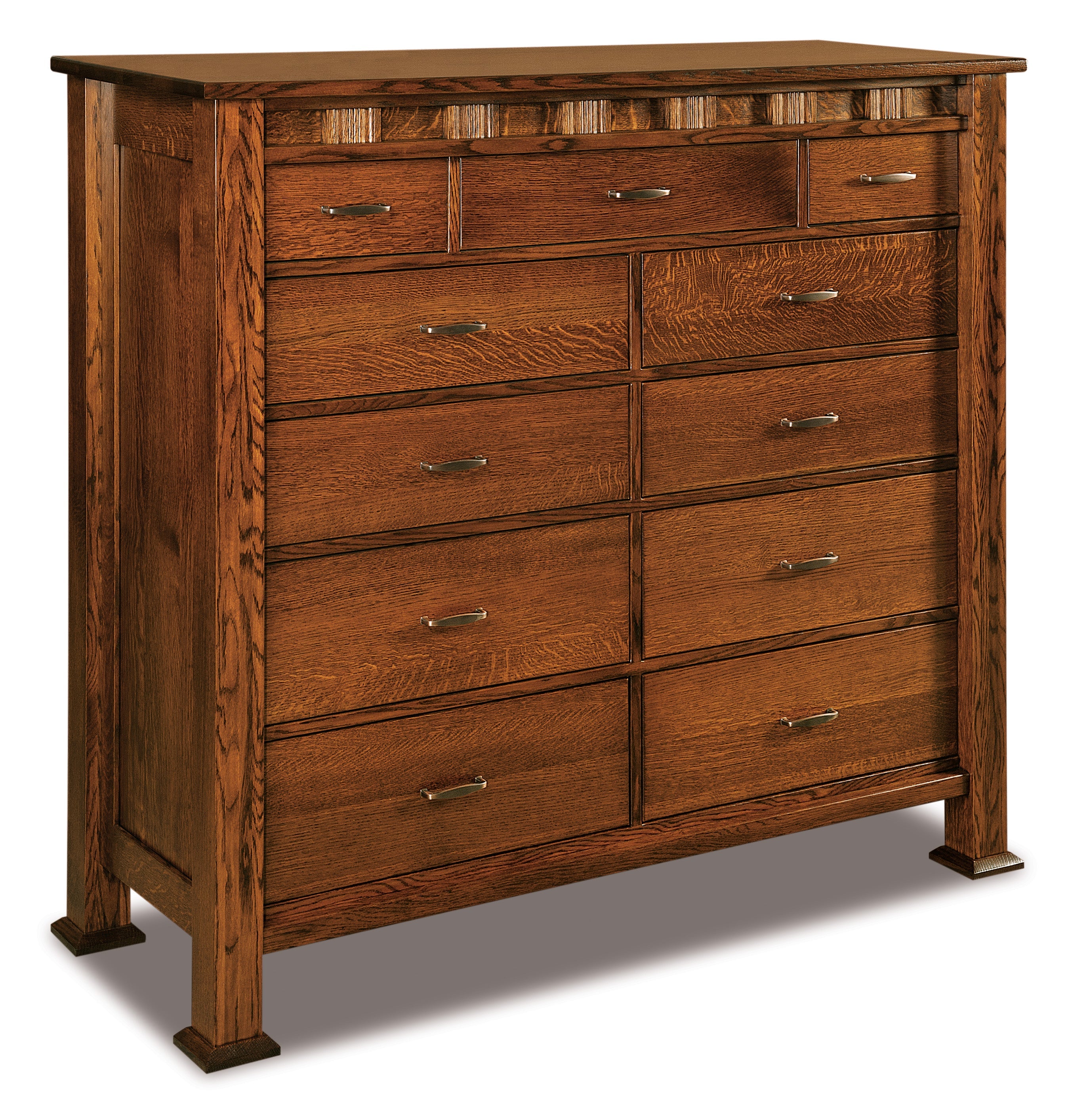 Amish Sequoyah Eleven Drawer Double Chest