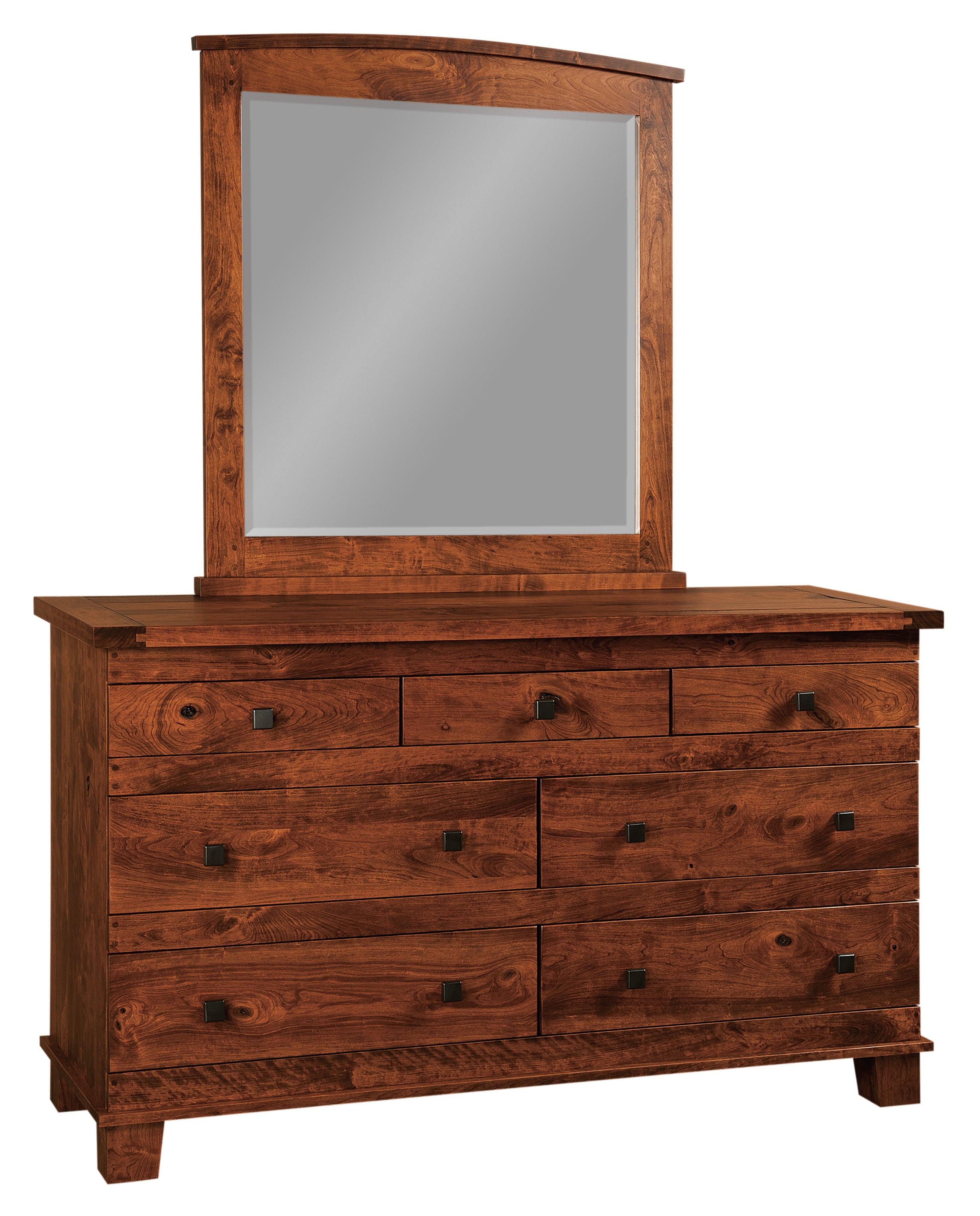 Amish Larado Seven Drawer Dresser