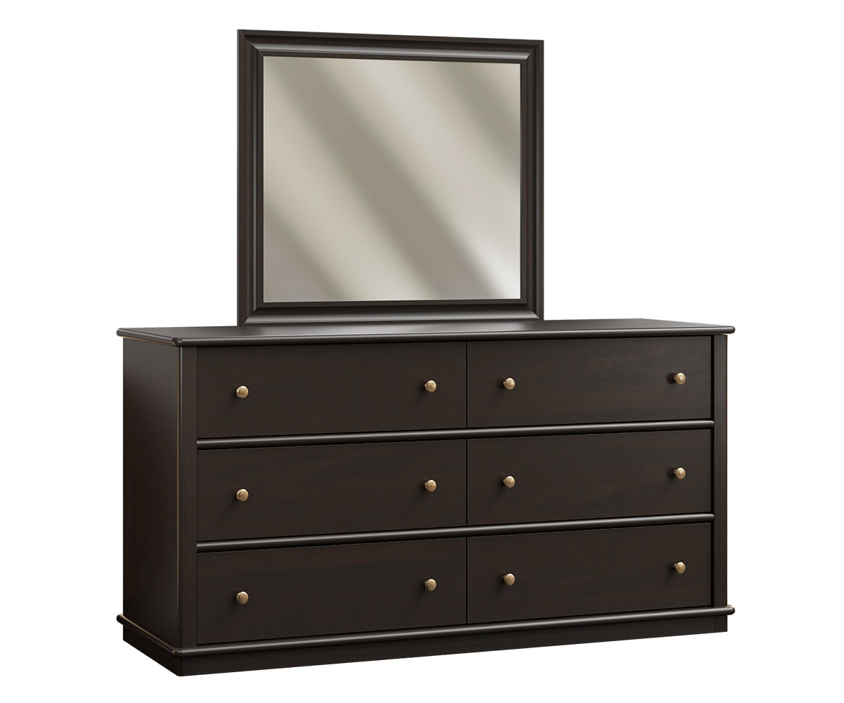 Amish Nichole Six Drawer Dresser