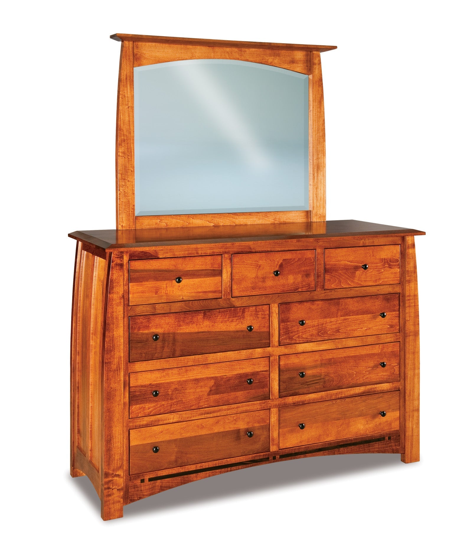 Amish Boulder Creek Nine Drawer Dresser