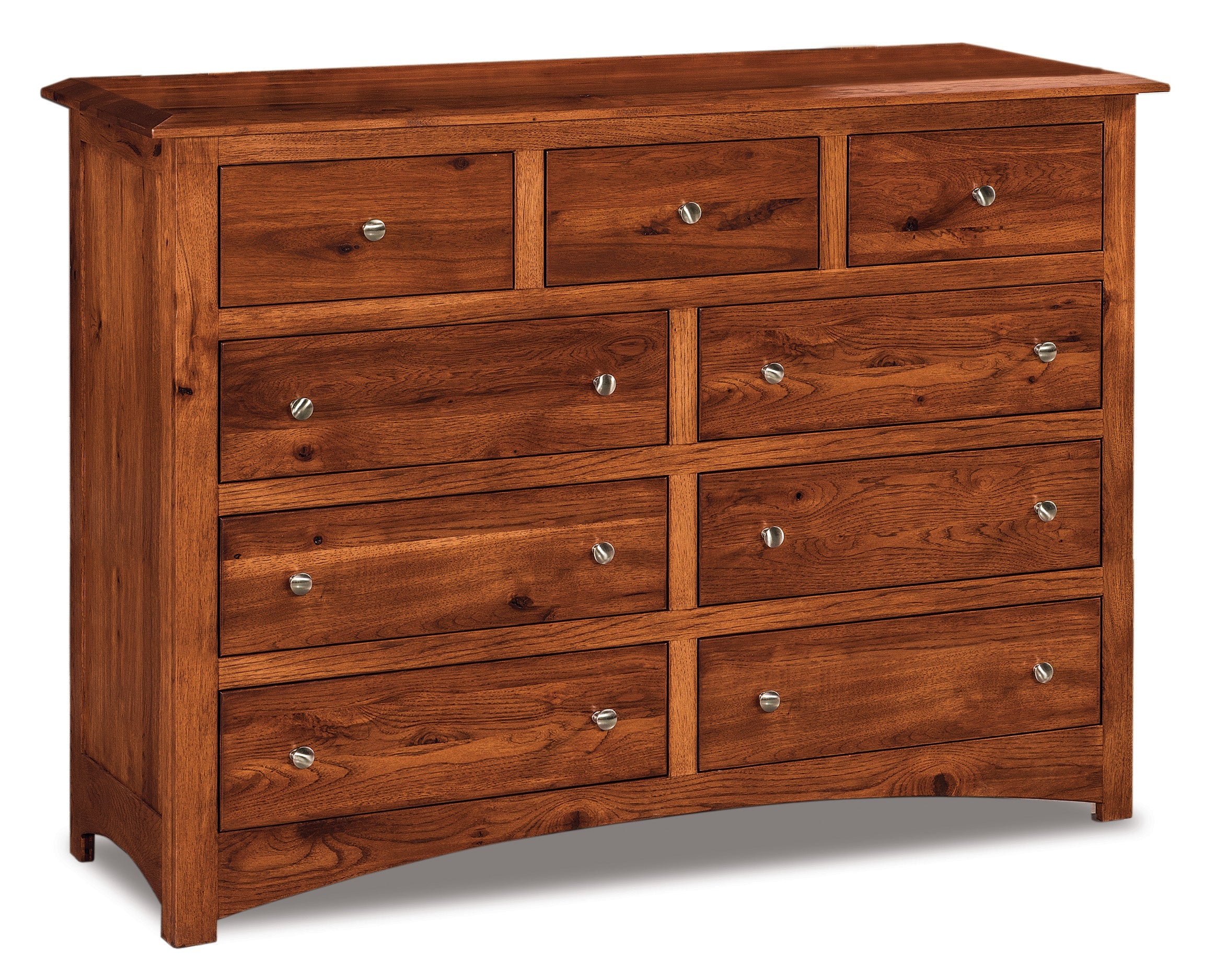 Amish Finland Nine Drawer Dresser