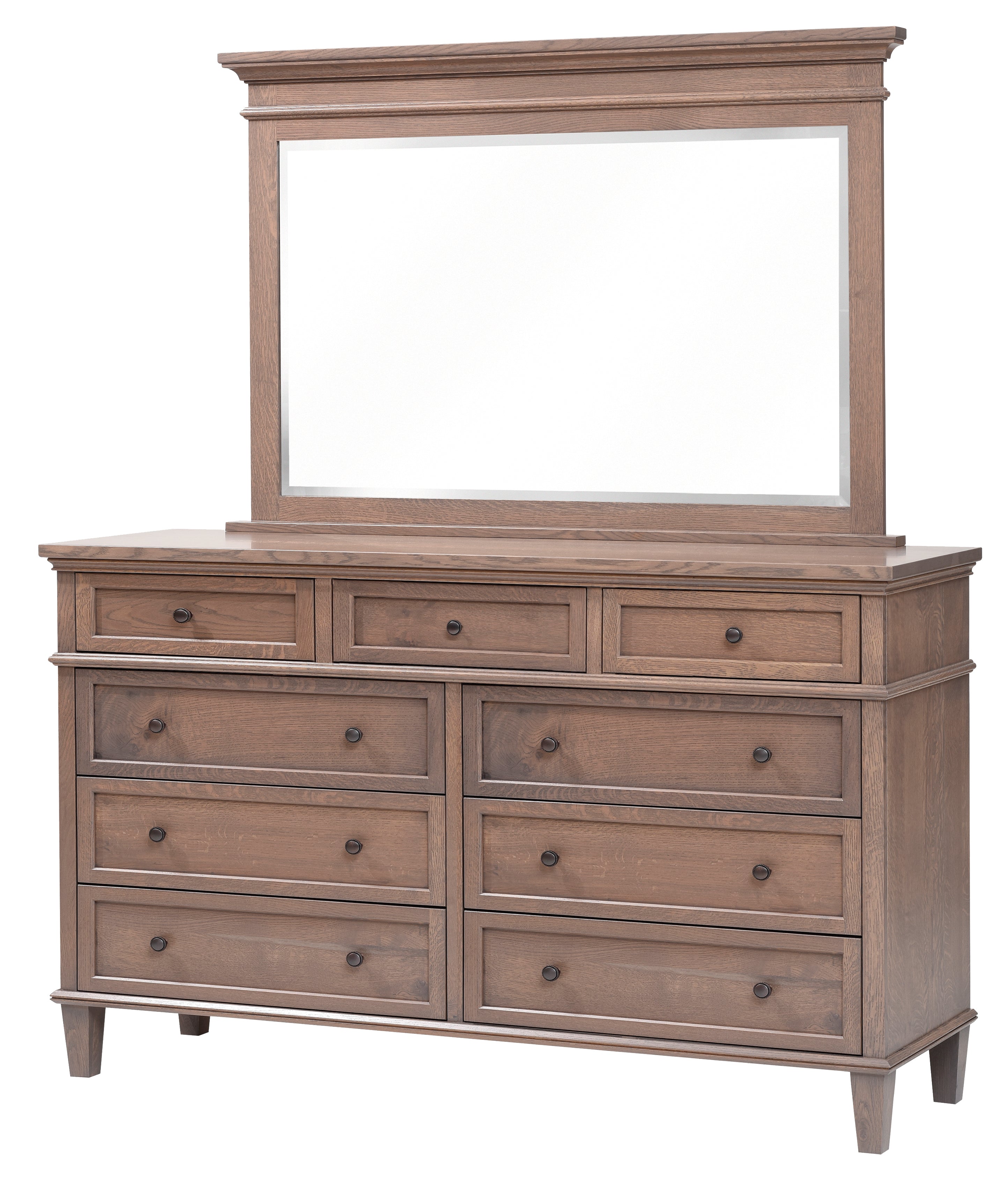 amish rockport nine drawer dresser