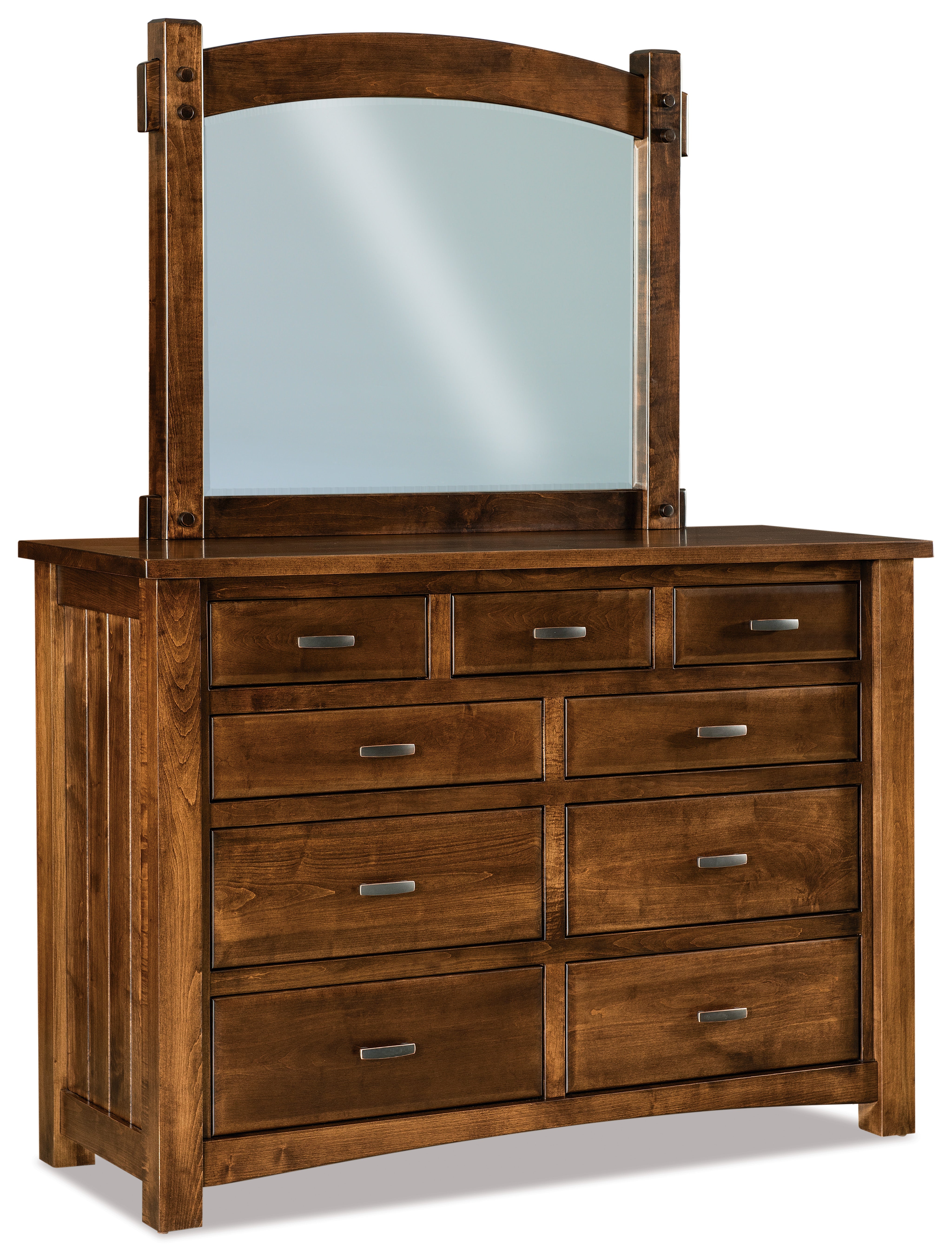 Amish Timbra Nine Drawer Dresser