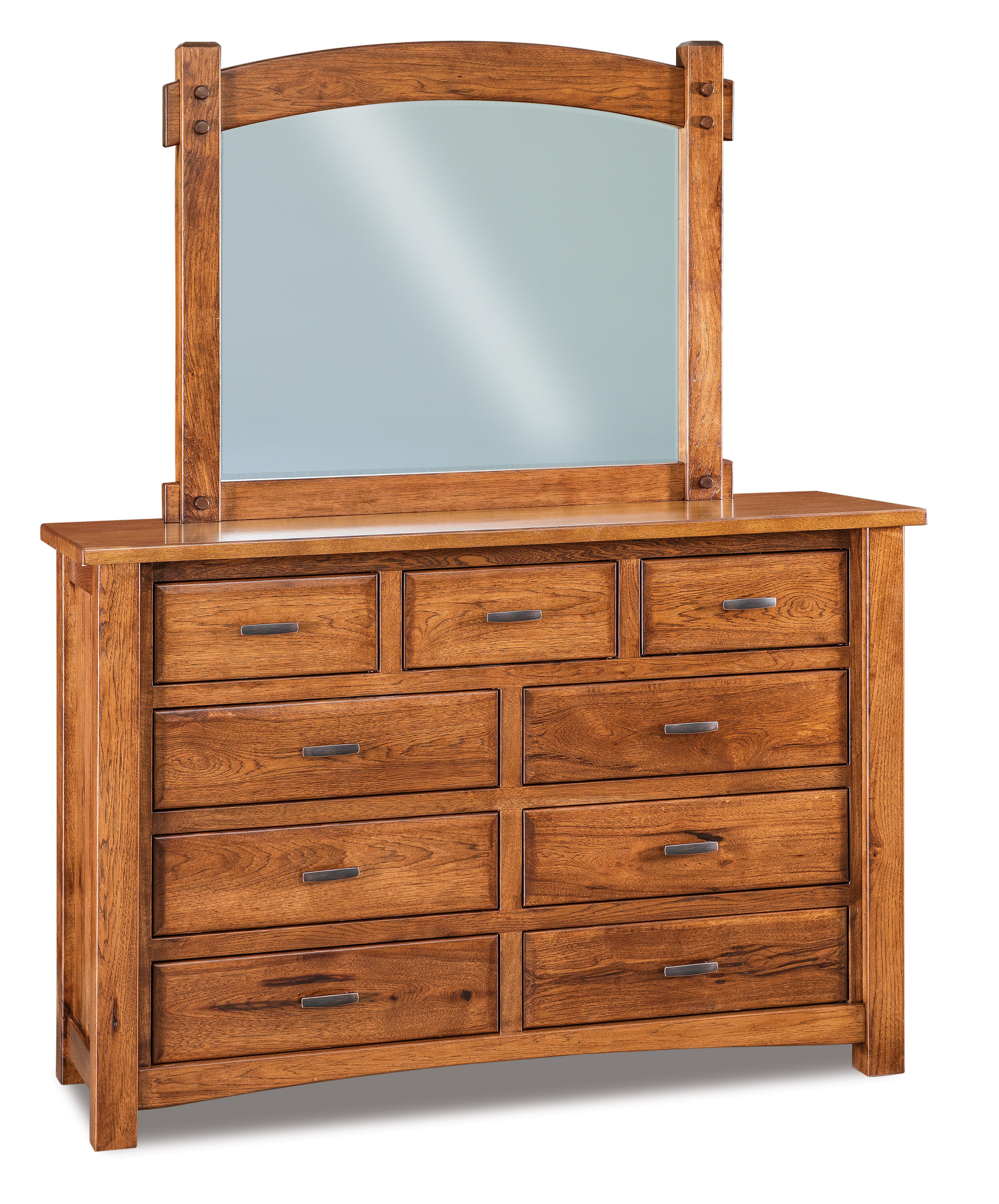 Amish Timbra Nine Drawer Dresser