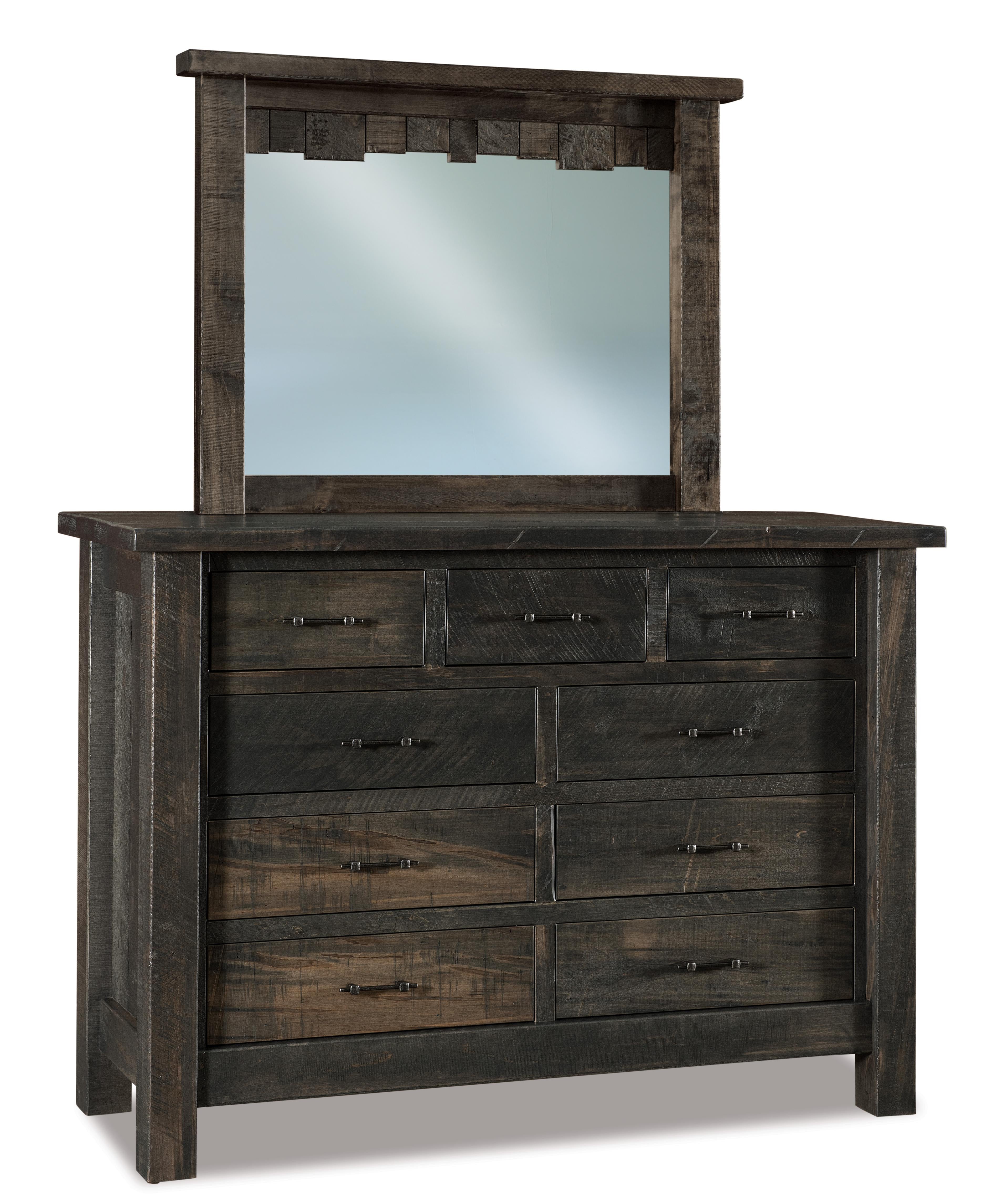 Amish Vandella Nine Drawer Dresser