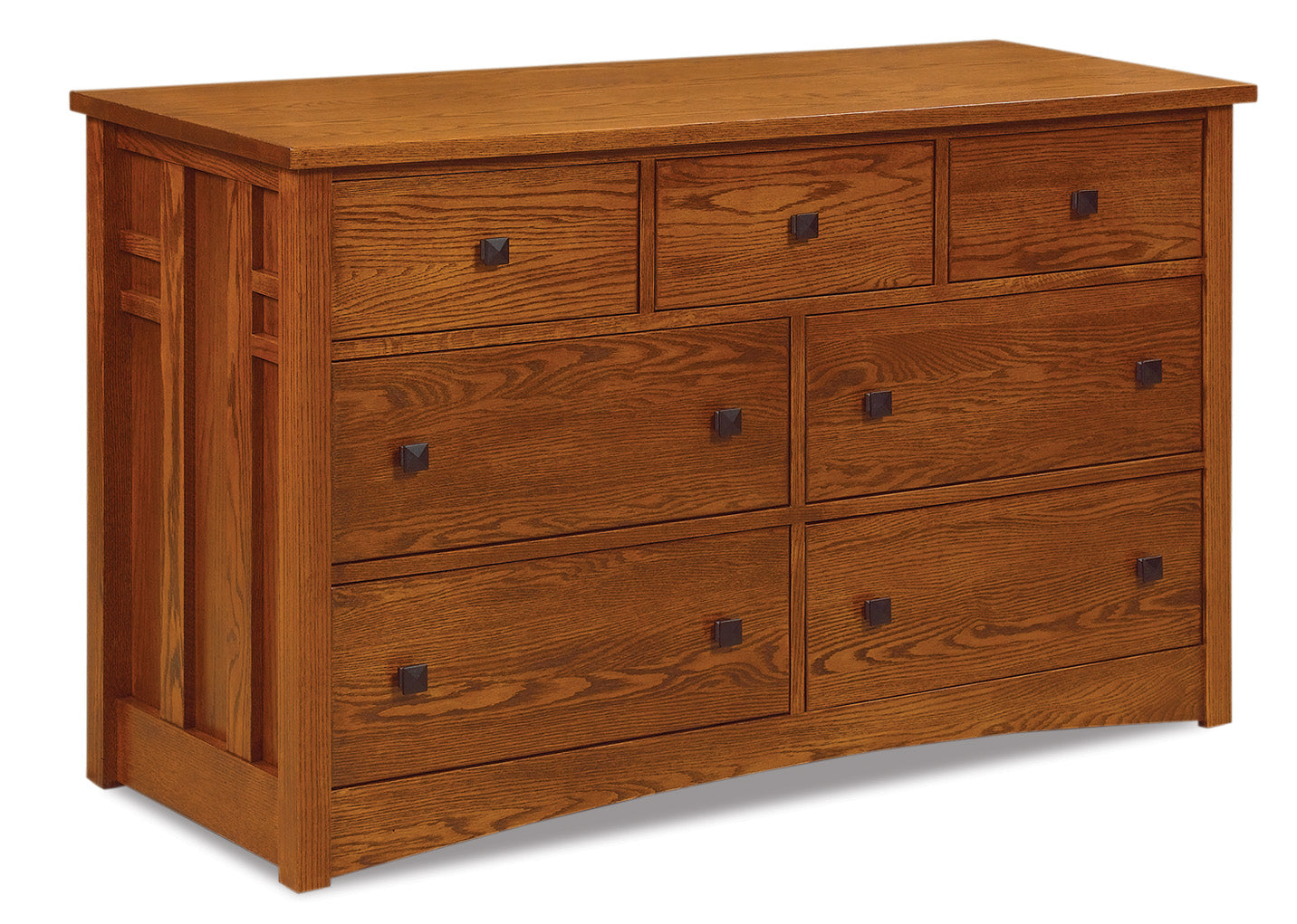 american made amish kascade seven drawer dresser