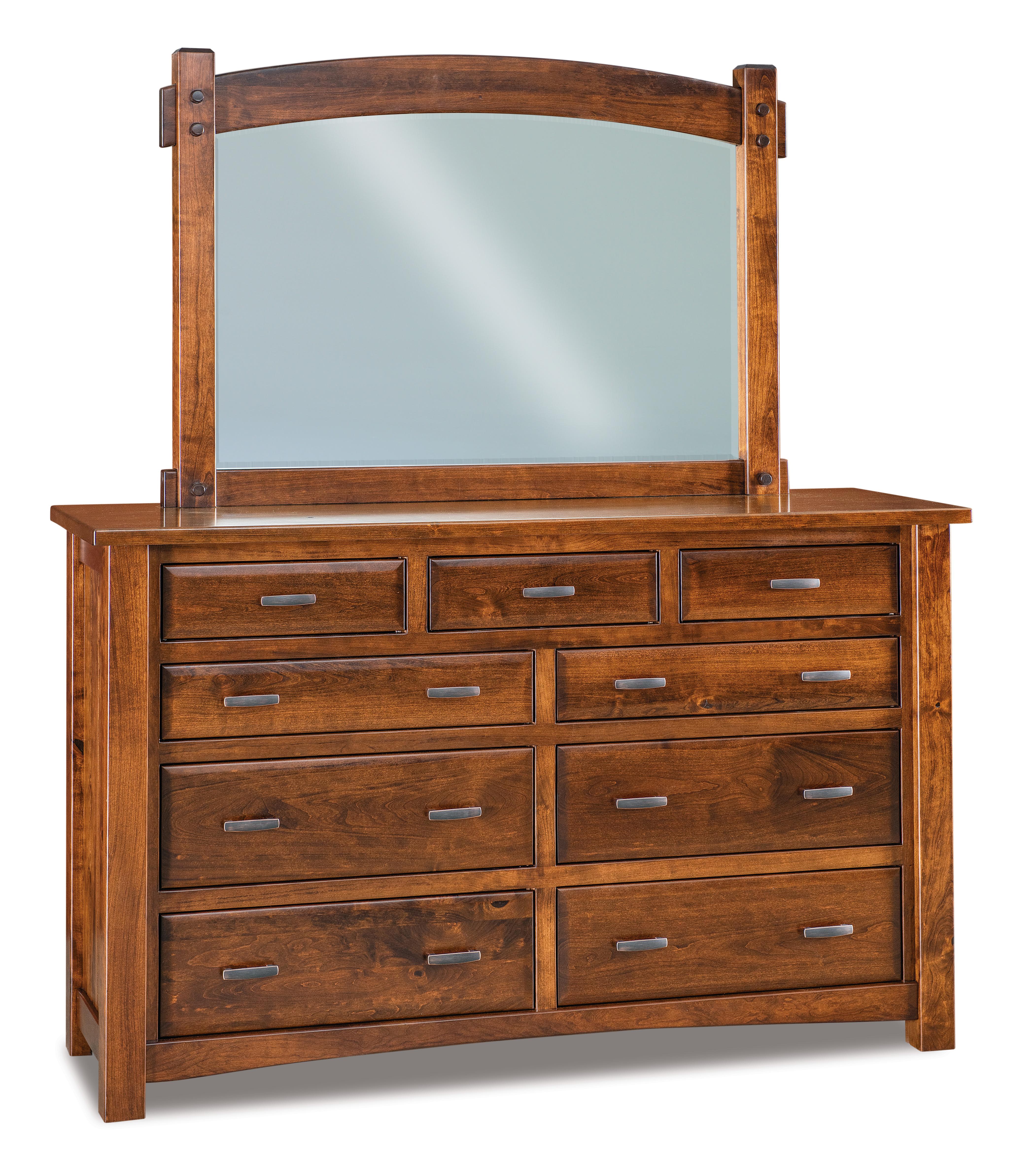 Amish Timbra Nine Drawer Dresser