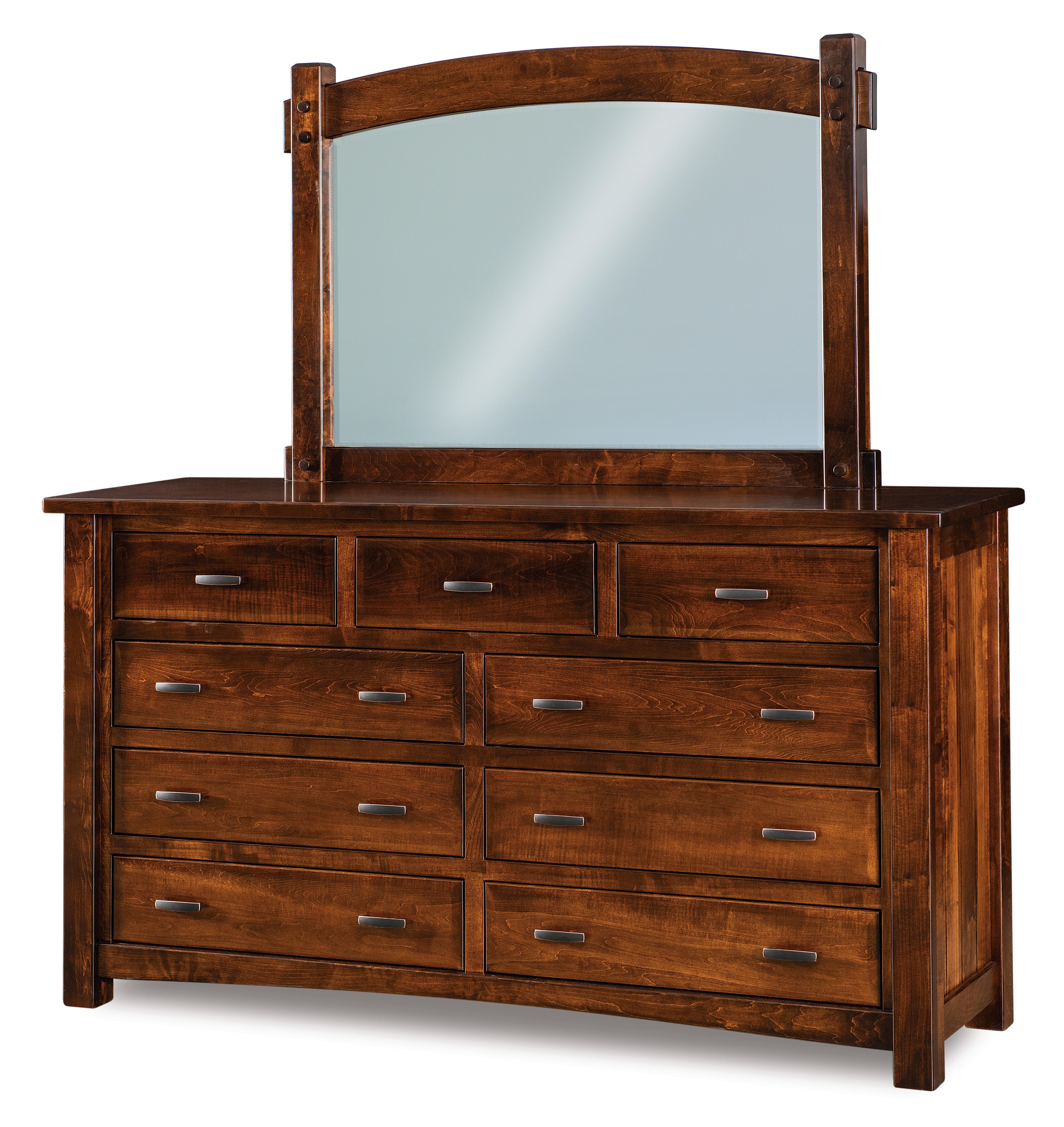 Amish Timbra Nine Drawer Dresser