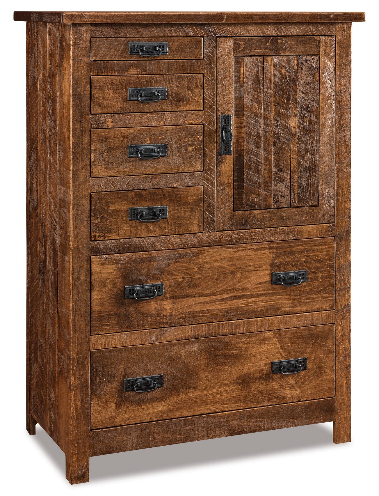 american made amish dumont rustic gentleman's chest