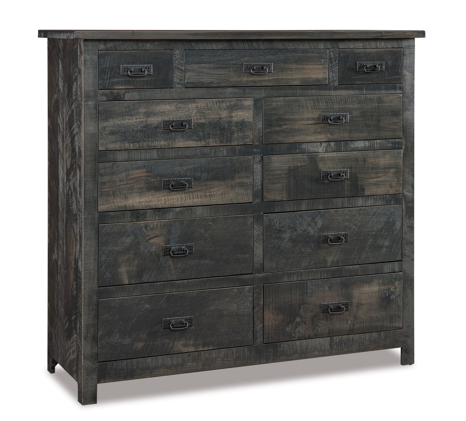amish dumont rustic tall double chest
