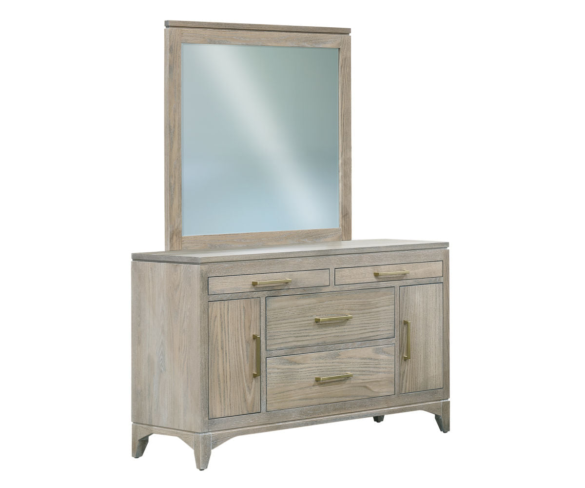 durham small dresser in oak wood shown in seagrass low sheen stain