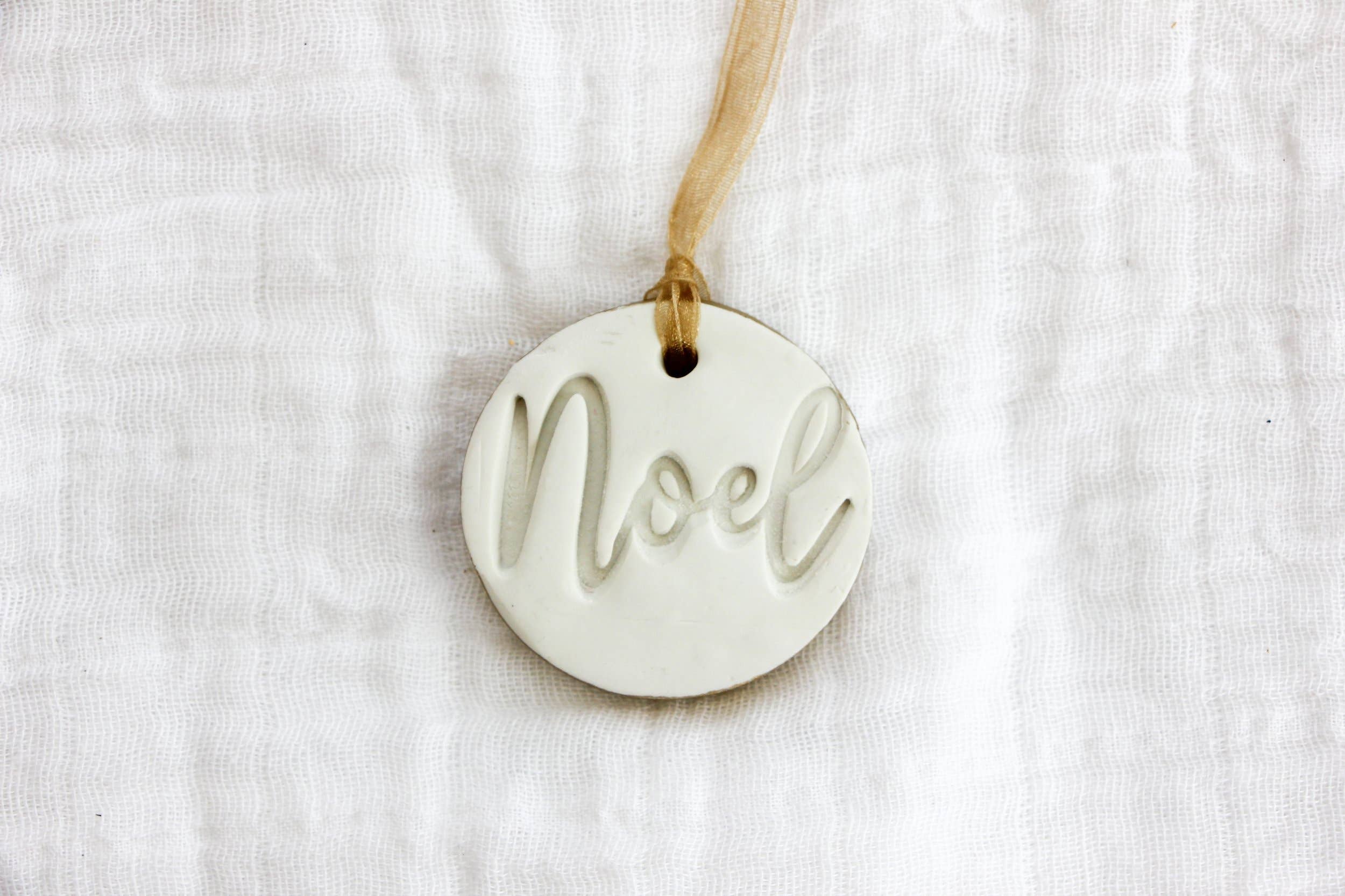 Hope, Joy, and Noel Ornaments