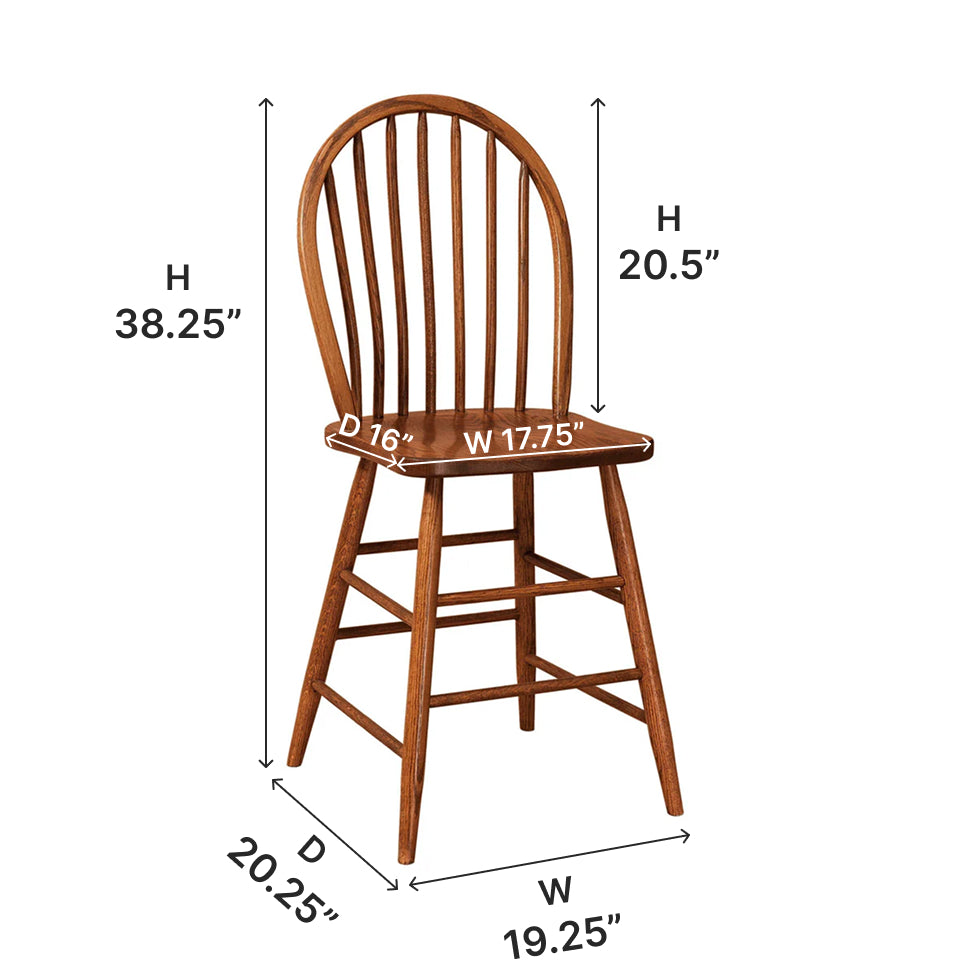 Amish Econo Bar Chair