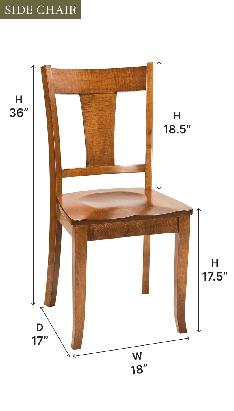 Amish Ellington Essential Dining Chair-Dining Chair-The Amish House