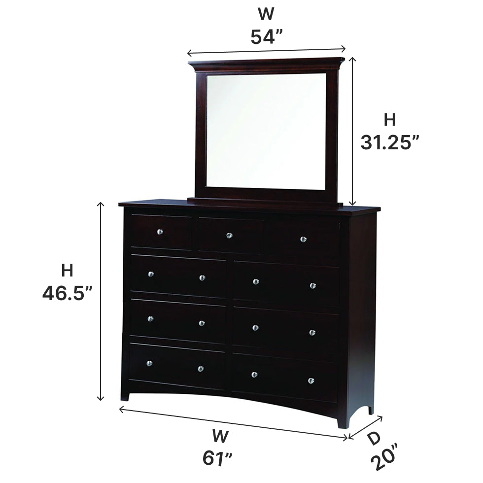 Amish Ellington Tall Dresser The Amish House Amish Ellington Tall Dresser The Amish House