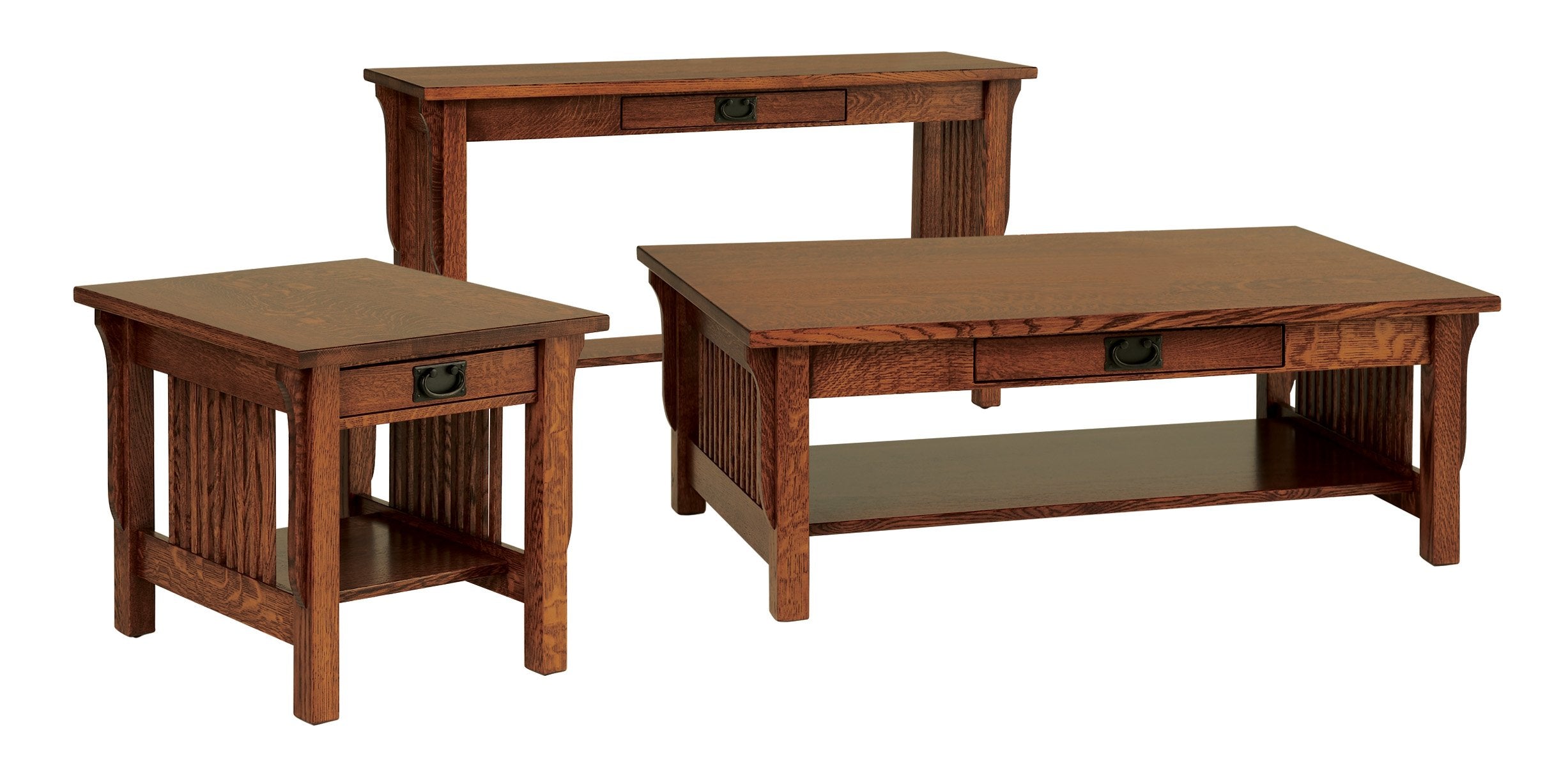 american made amish landmark coffee table end table sofa table options