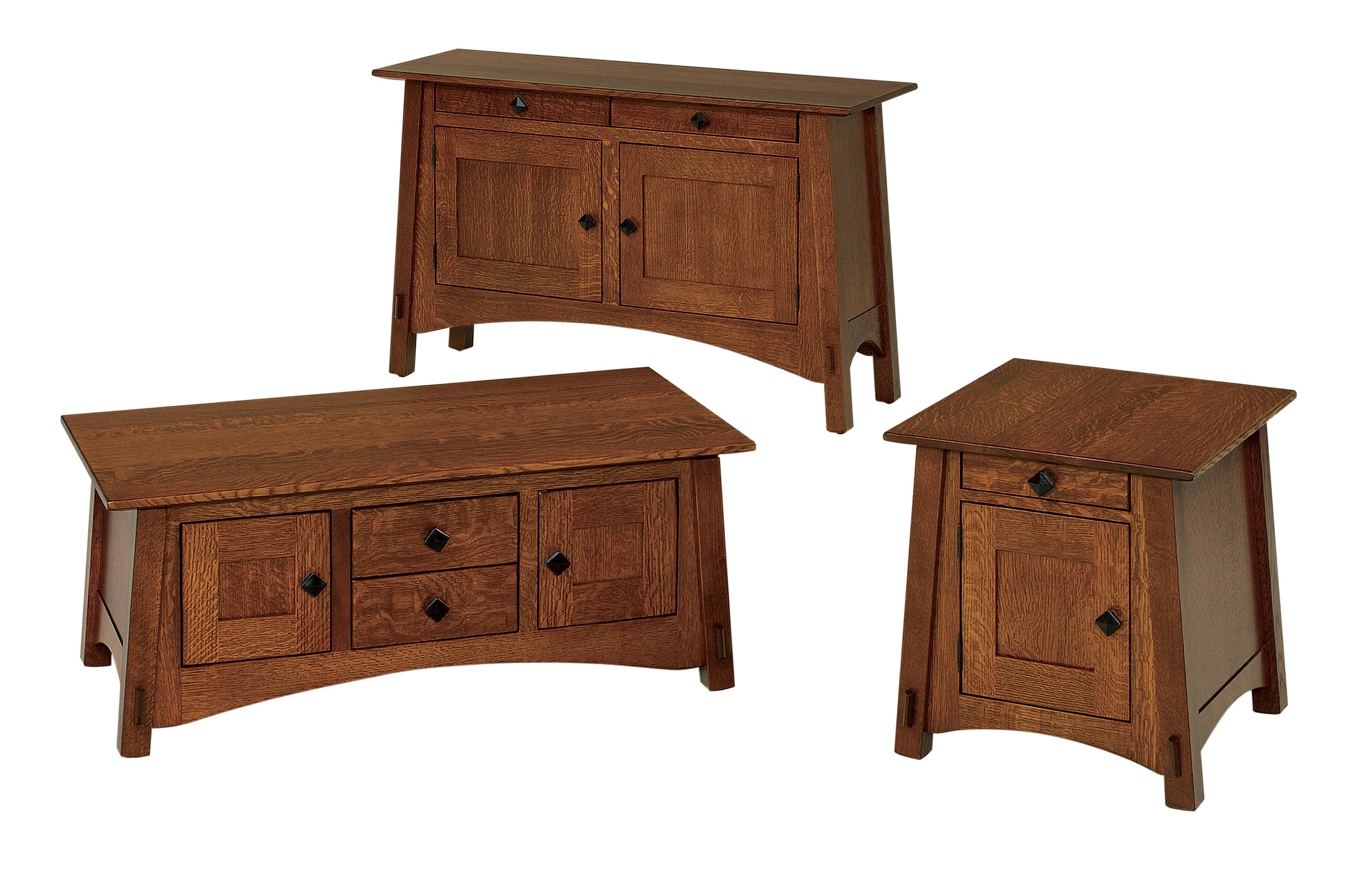 american made amish mccoy coffee table end table sofa table options