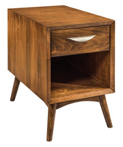 american made amish century narrow end table