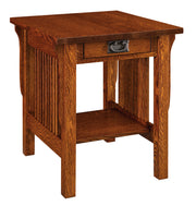 american made amish landmark end table