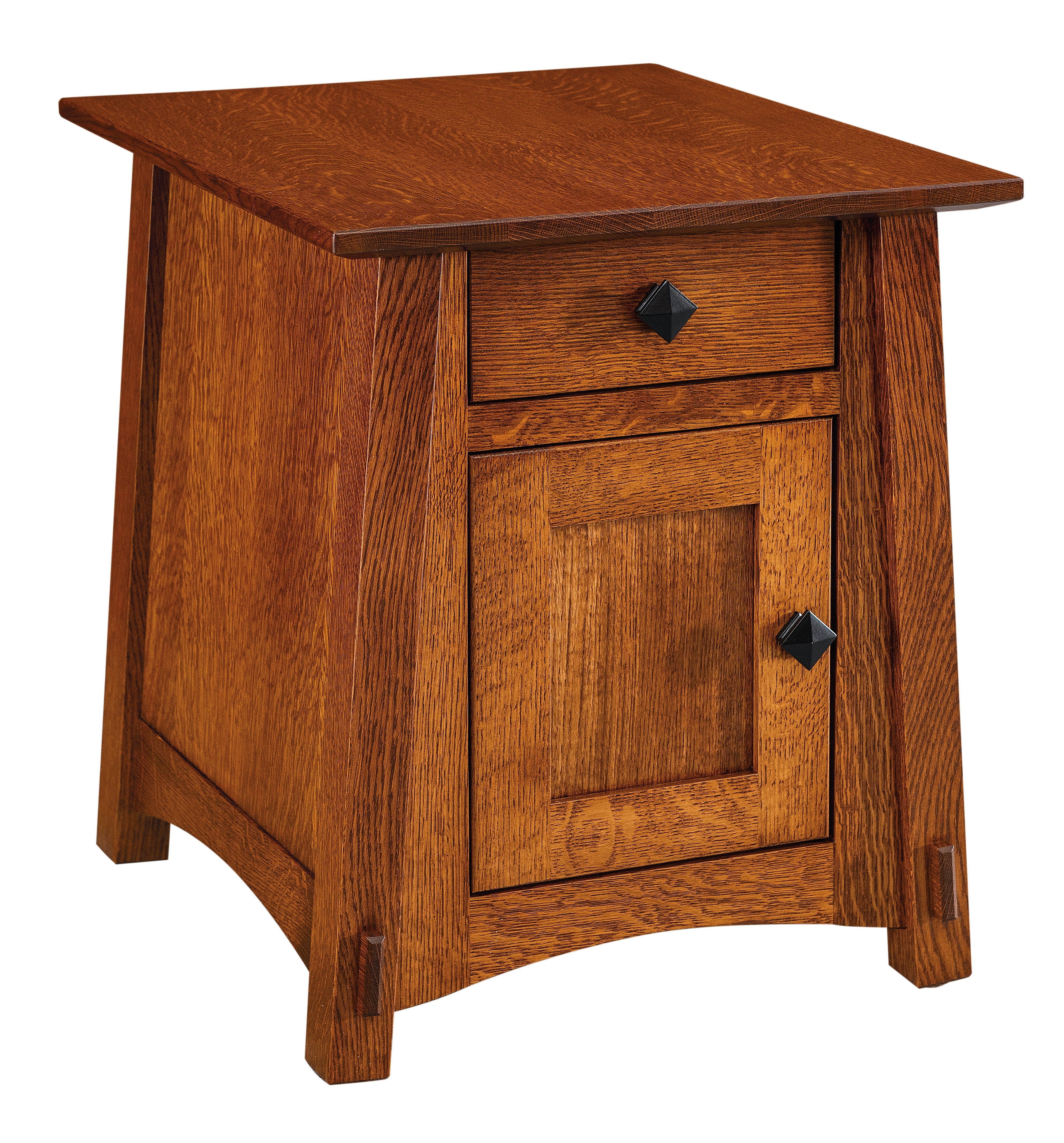 american made amish mccoy end table