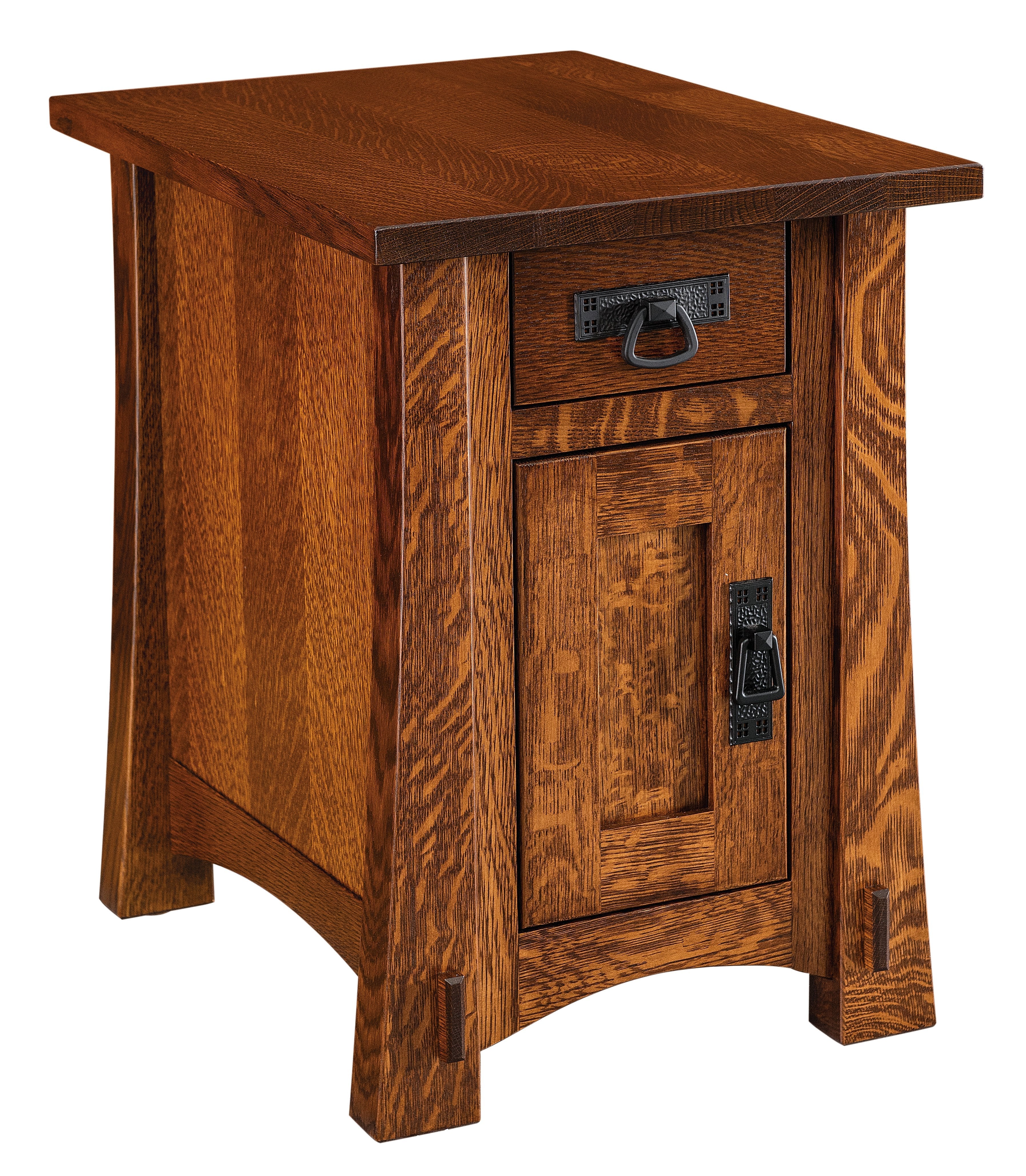 american made amish modesto end table