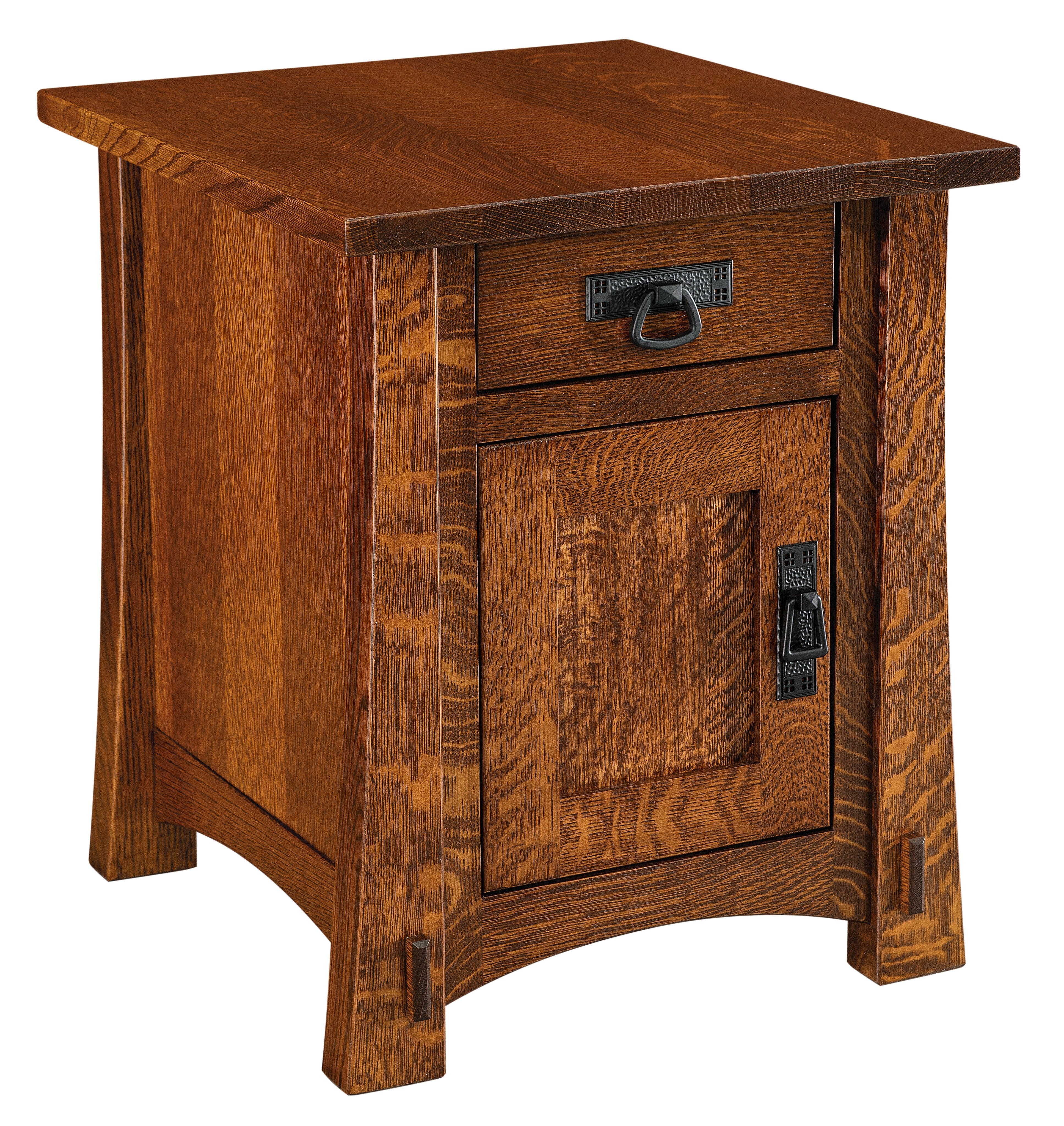 american made amish modesto end table