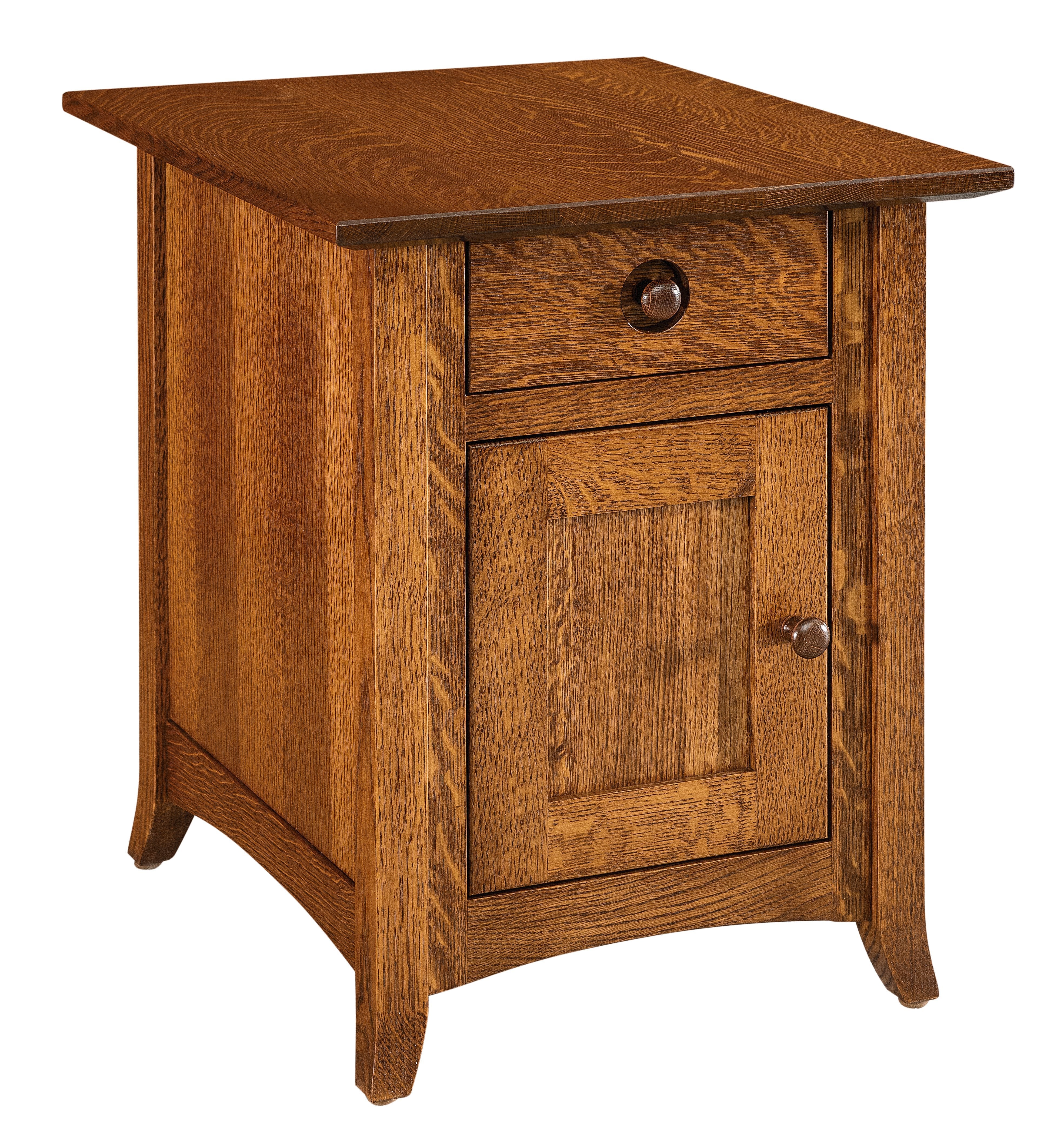 american made amish shaker hill end table