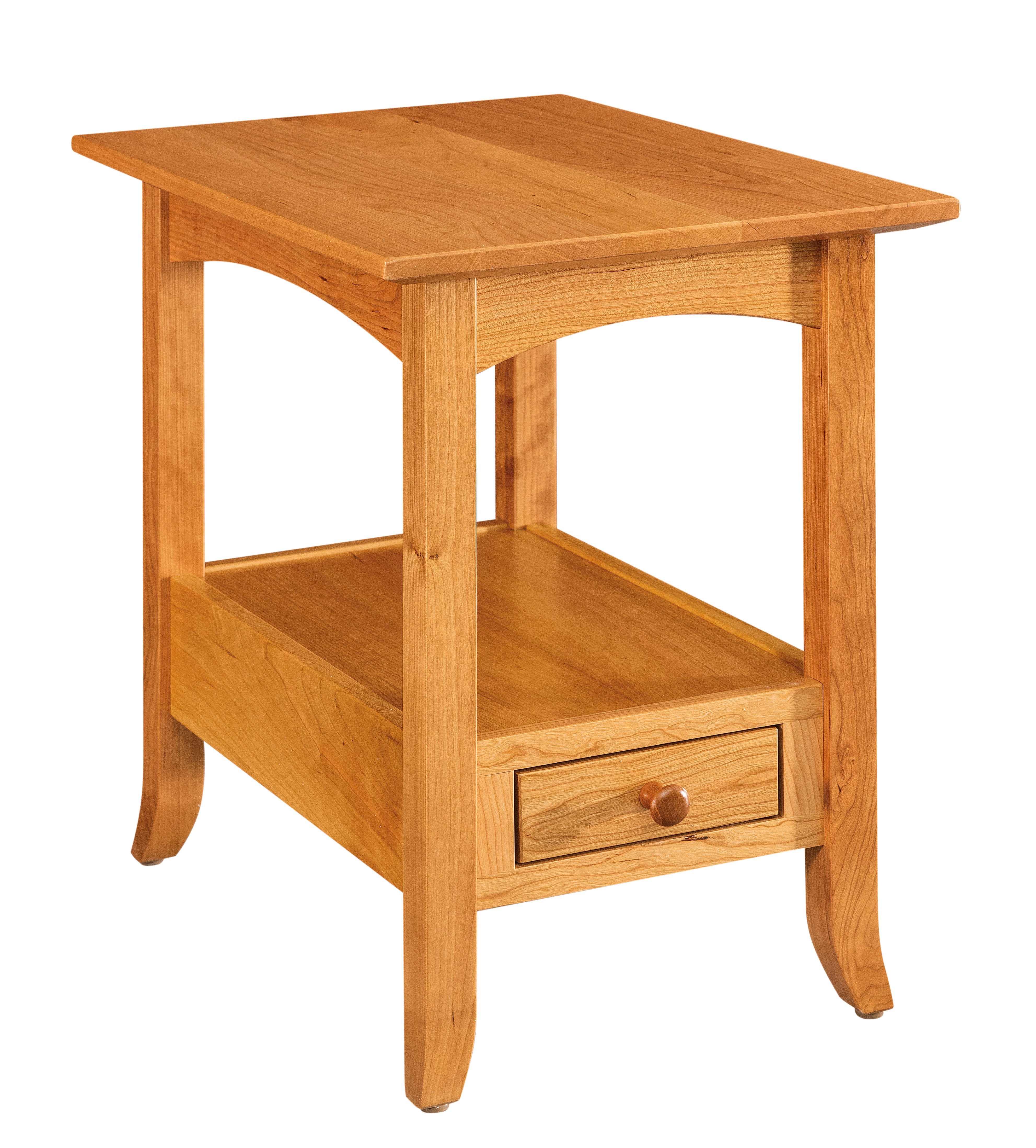 american made amish shaker hill end table