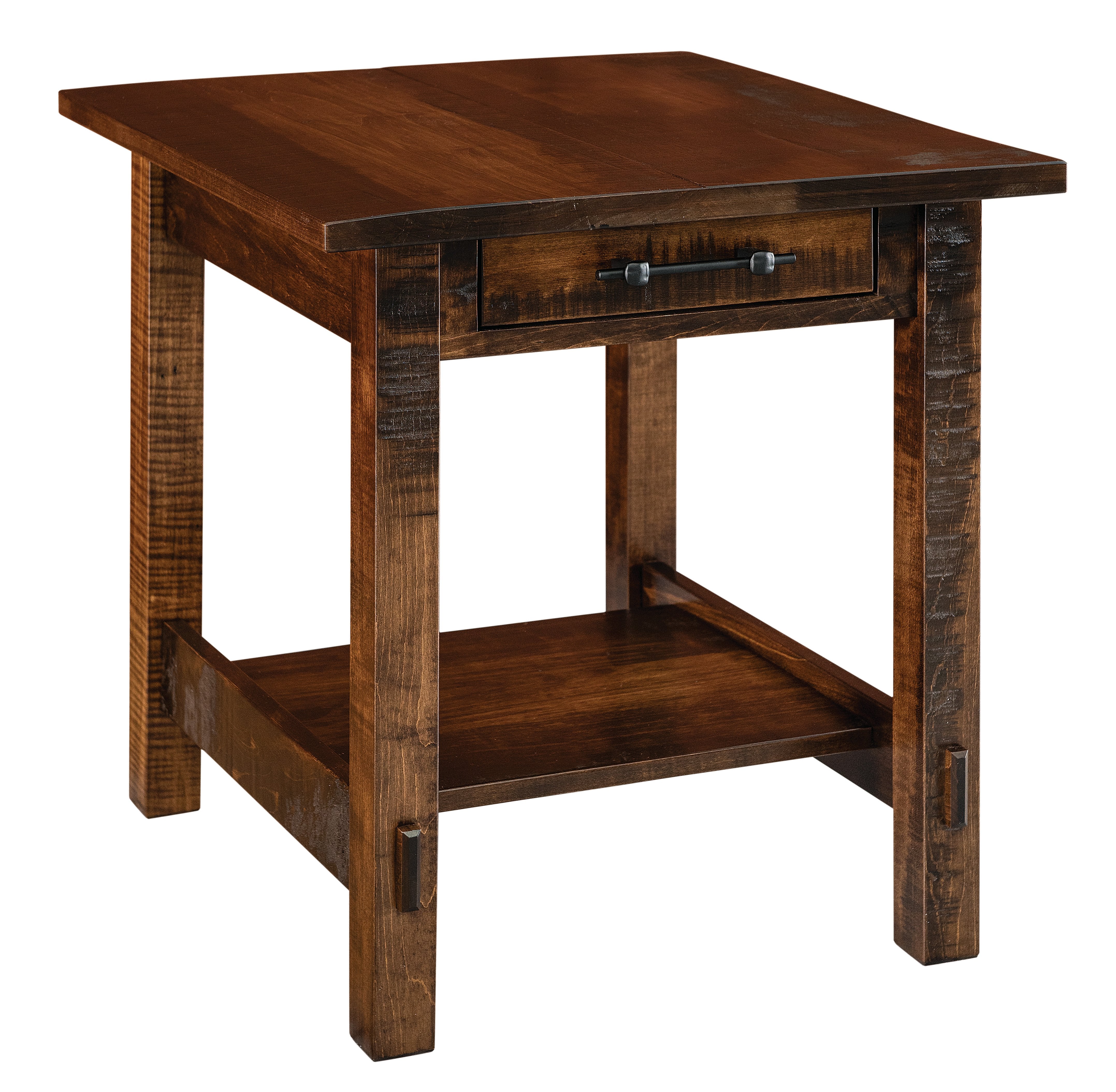 american made amish springhill open end table