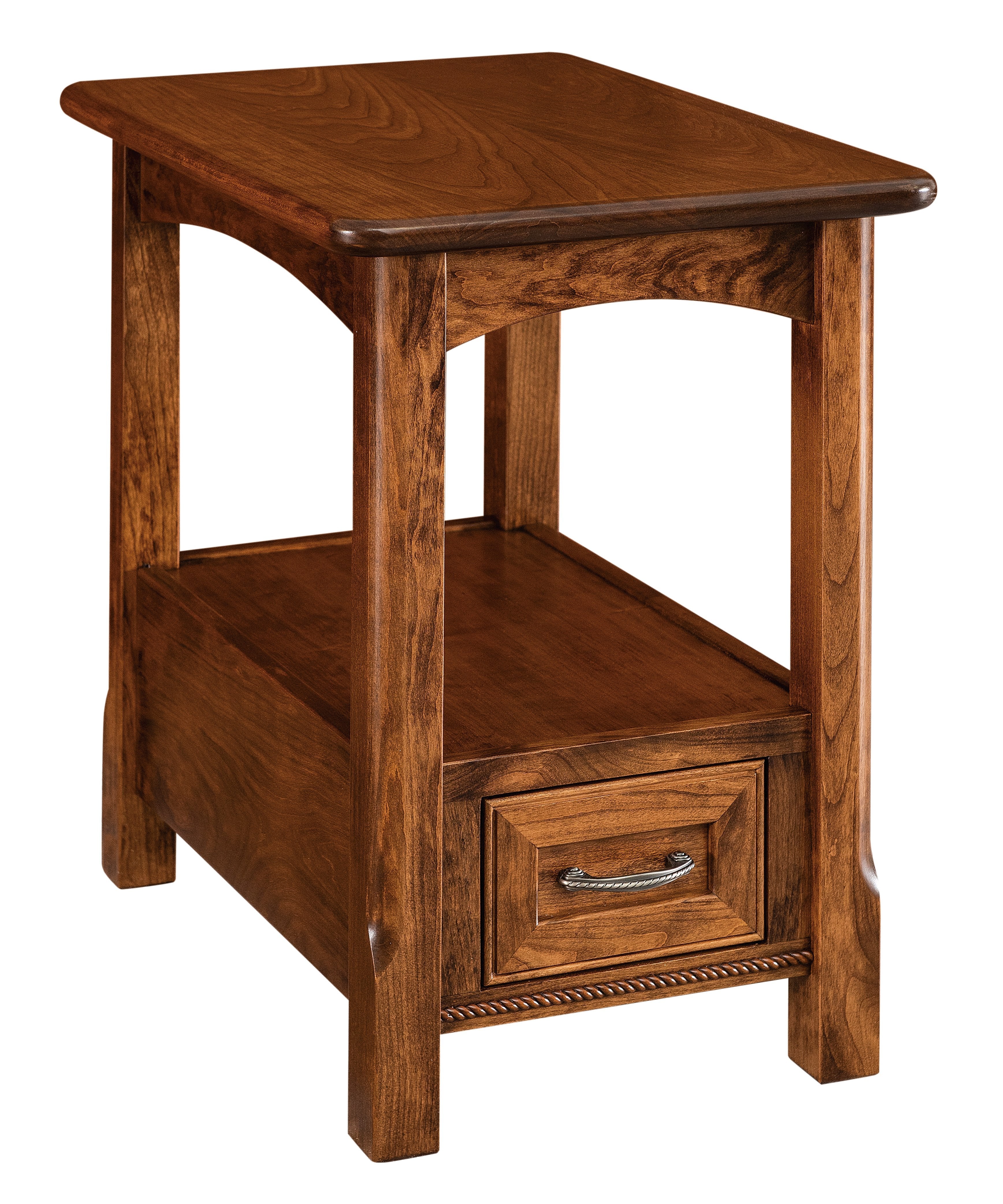 american made amish west lake end table