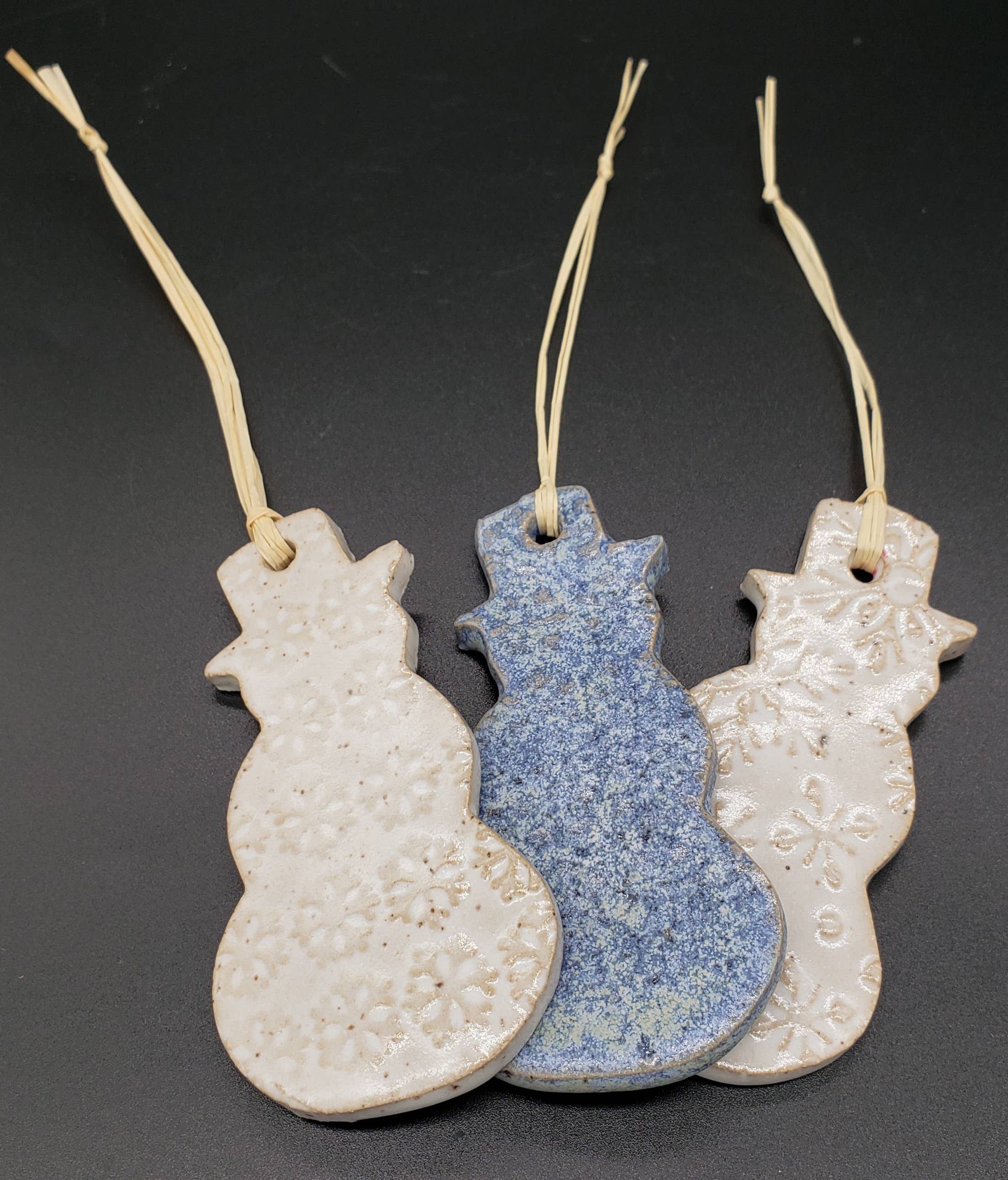 Handmade Snowman Ornaments