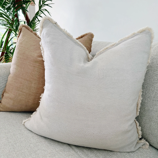 Neutral Linen Pillow